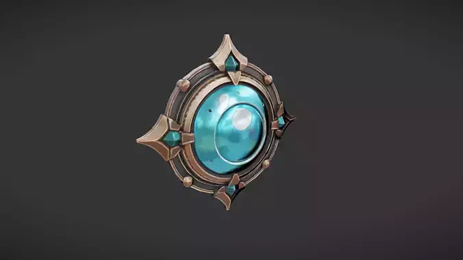 intricate mystical emblem