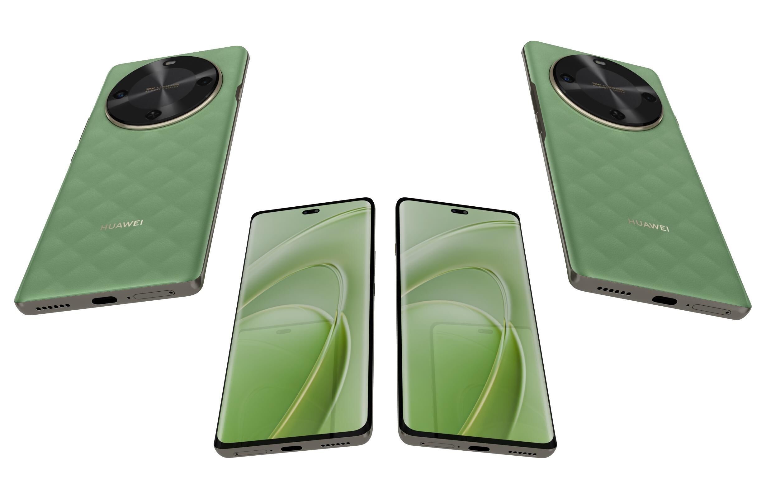 Huawei Enjoy 70X Green 3D model_22