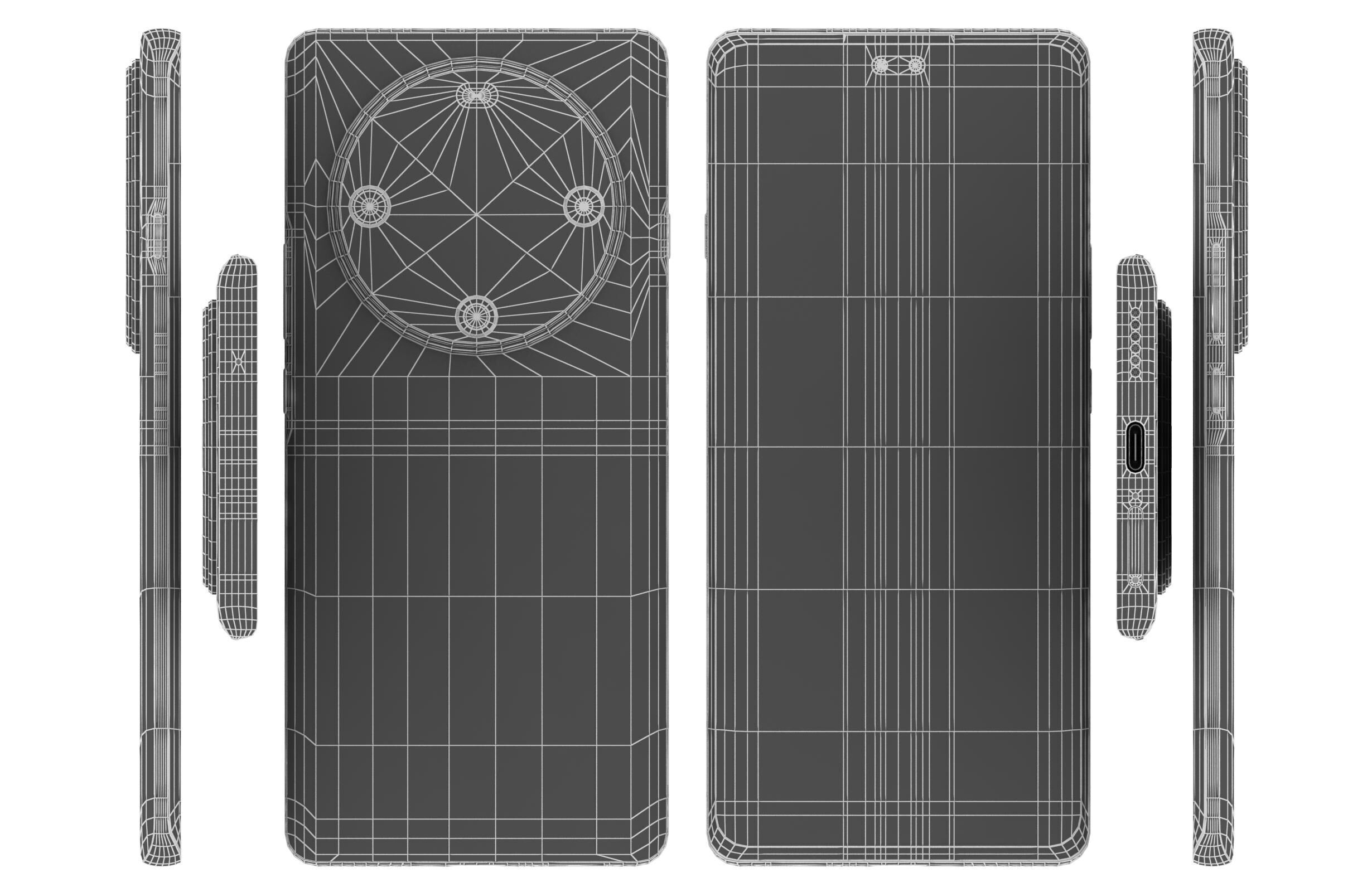 Huawei Enjoy 70X Green 3D model_10