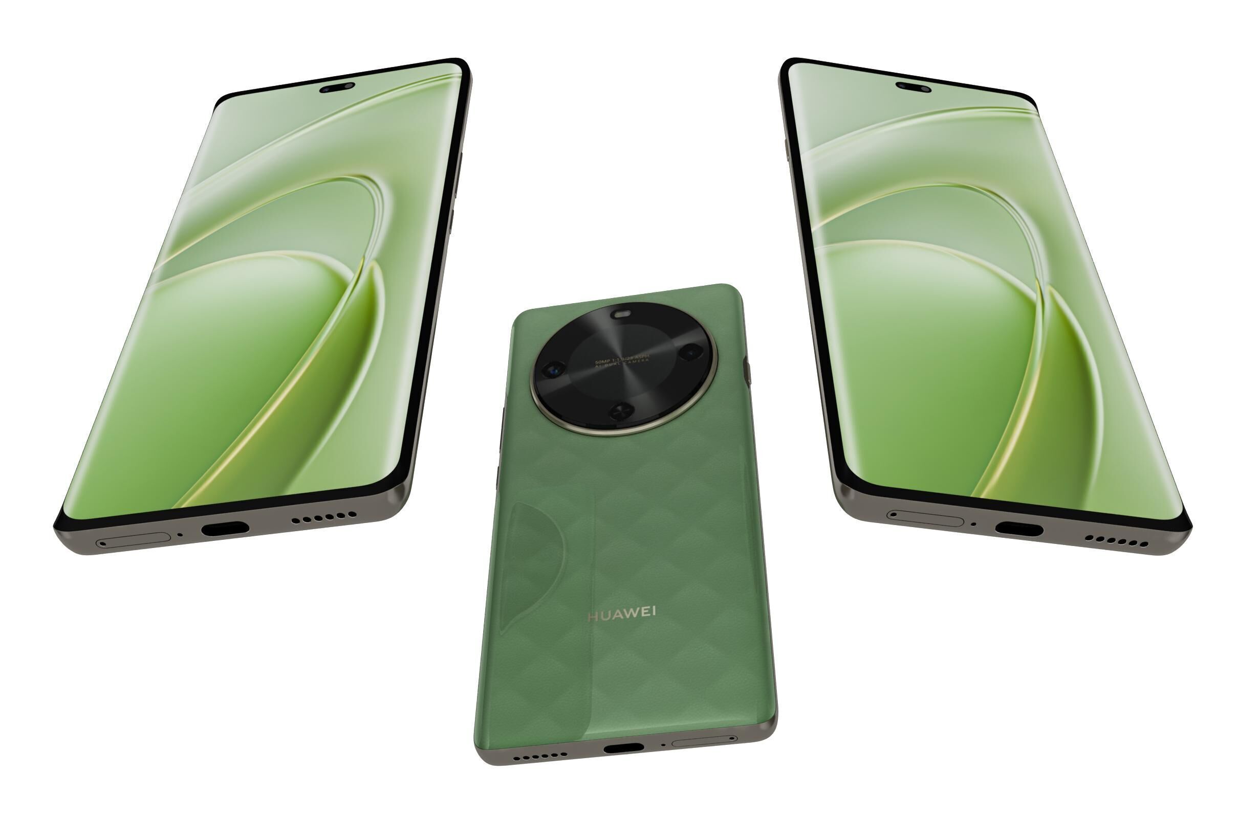Huawei Enjoy 70X Green 3D model_20