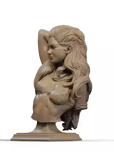 Aloy Bust 3D Print 3D print model