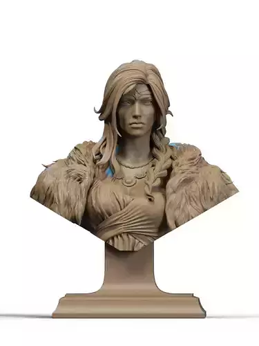Freyja bust 3D Print