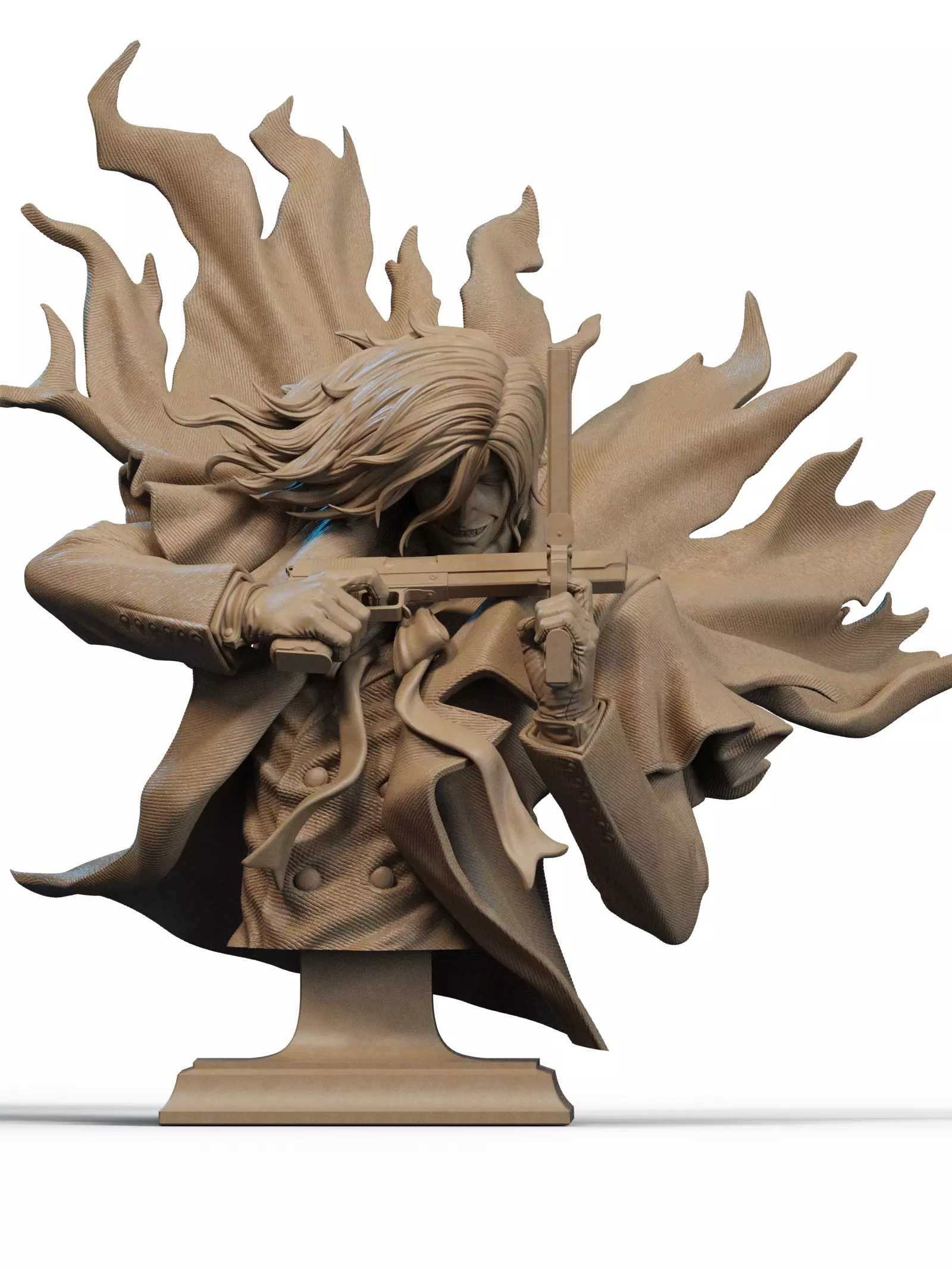 Alucard Bust 3D Print 3D print model_0