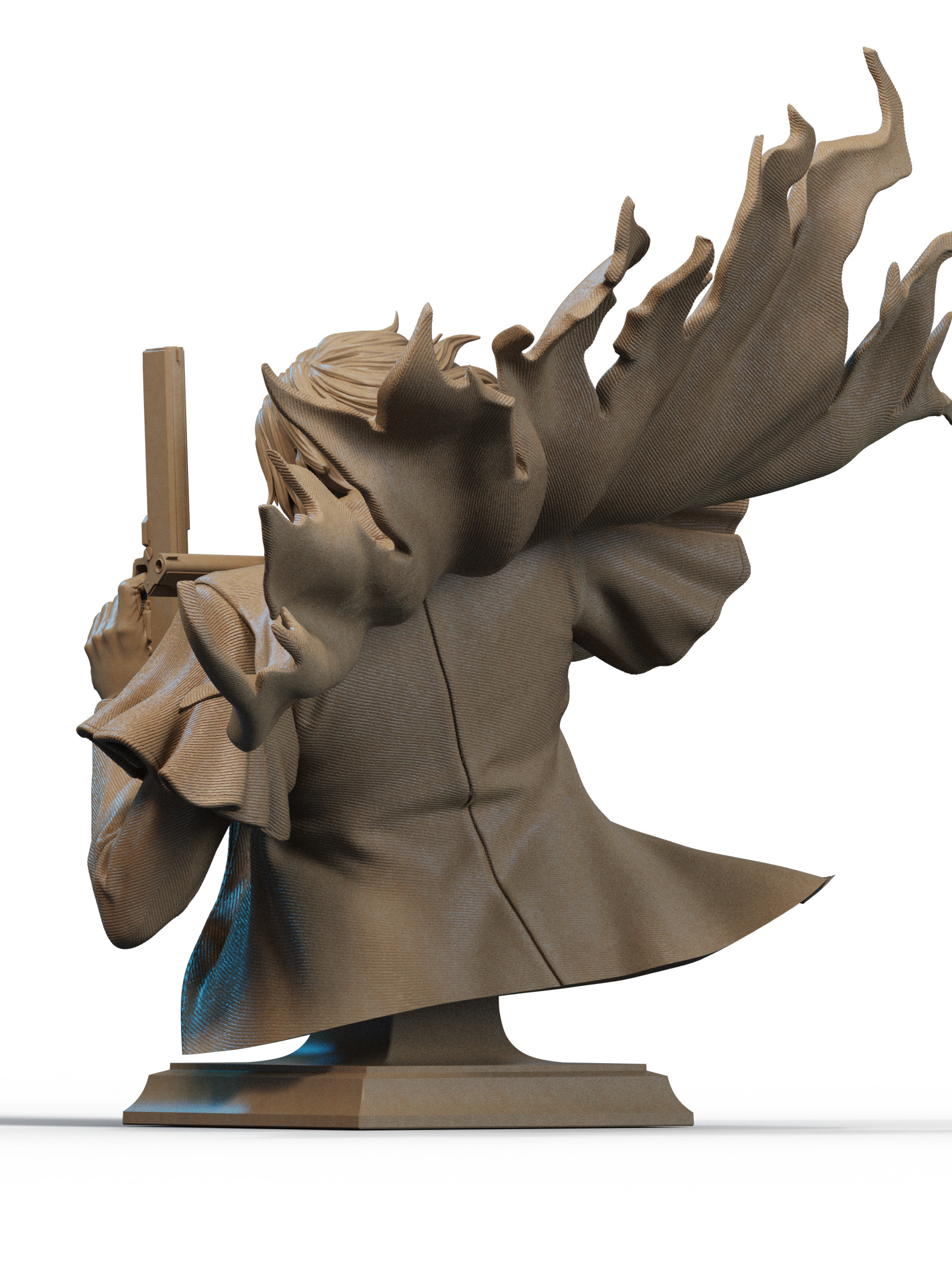 Alucard Bust 3D Print 3D print model_2