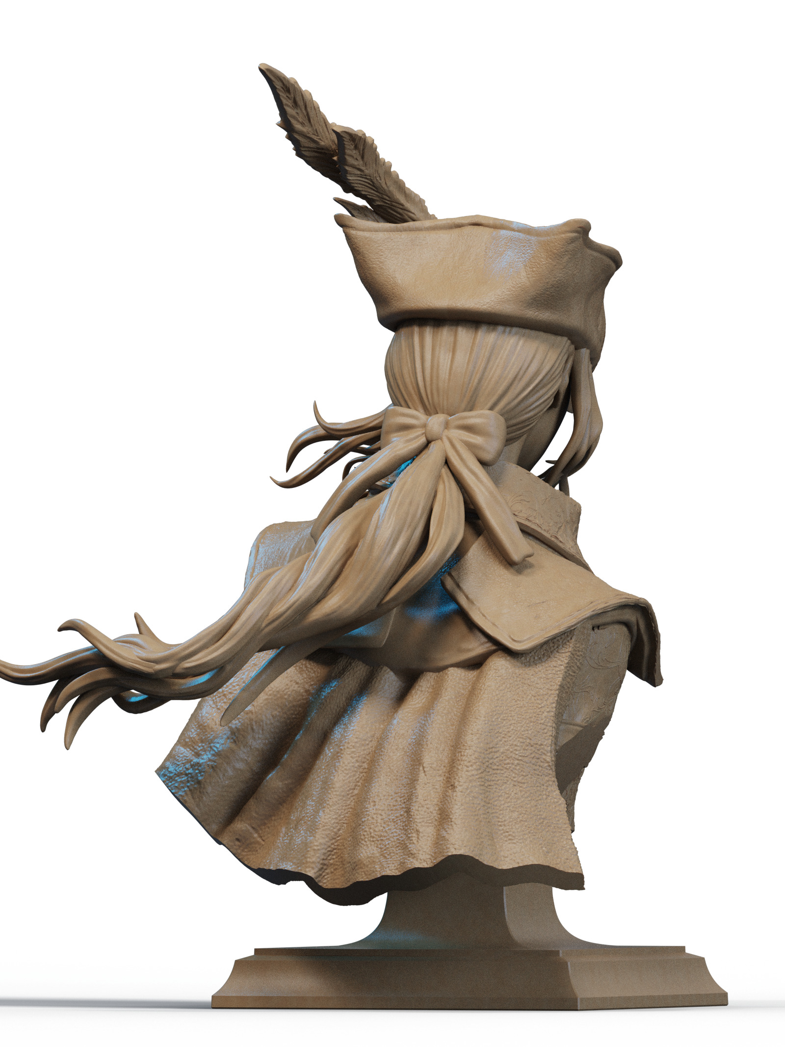 Lady Maria Bust 3D Print 3D print model_2