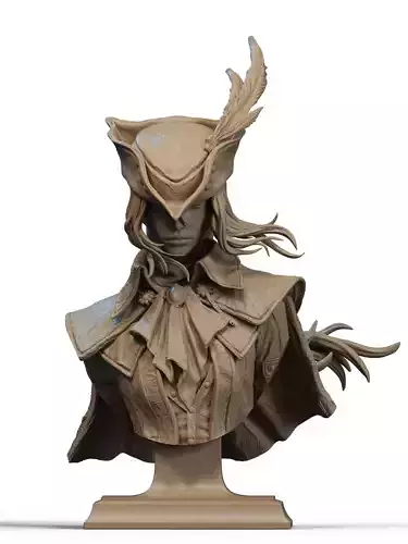 Lady Maria Bust 3D Print