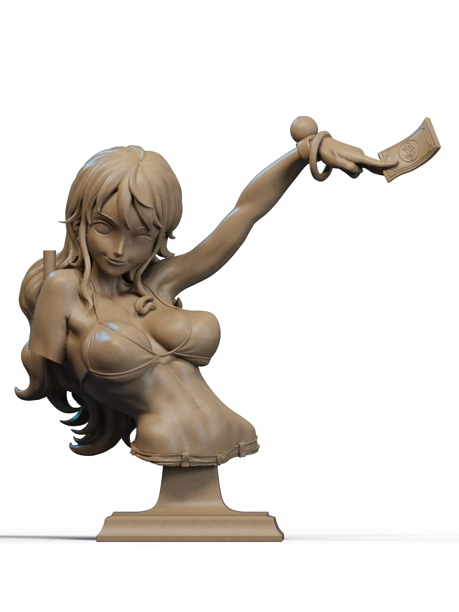 Nami Bust 3D Print 3D print model_0