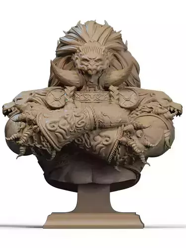 Starscourge Radahn bust 3D Print