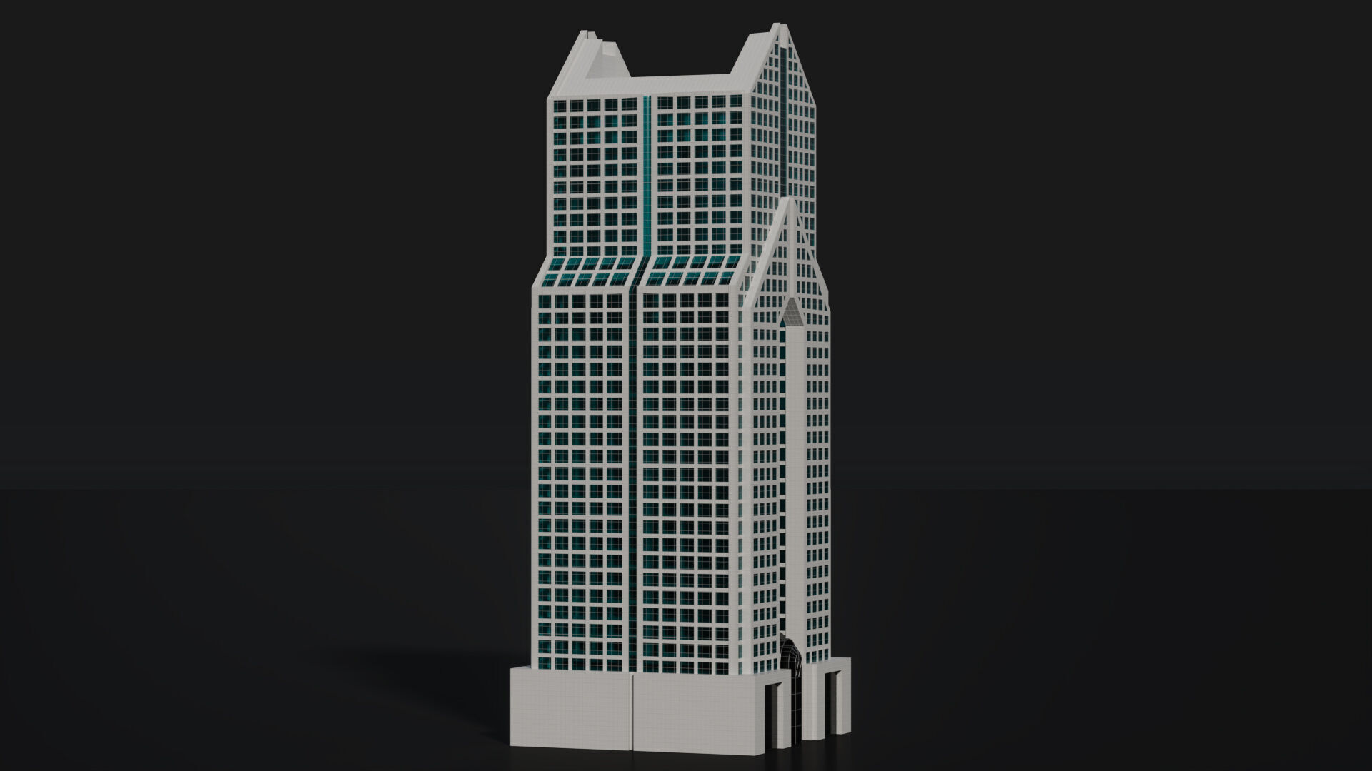 Dusit Thani Dubai Hotel 3D model_9