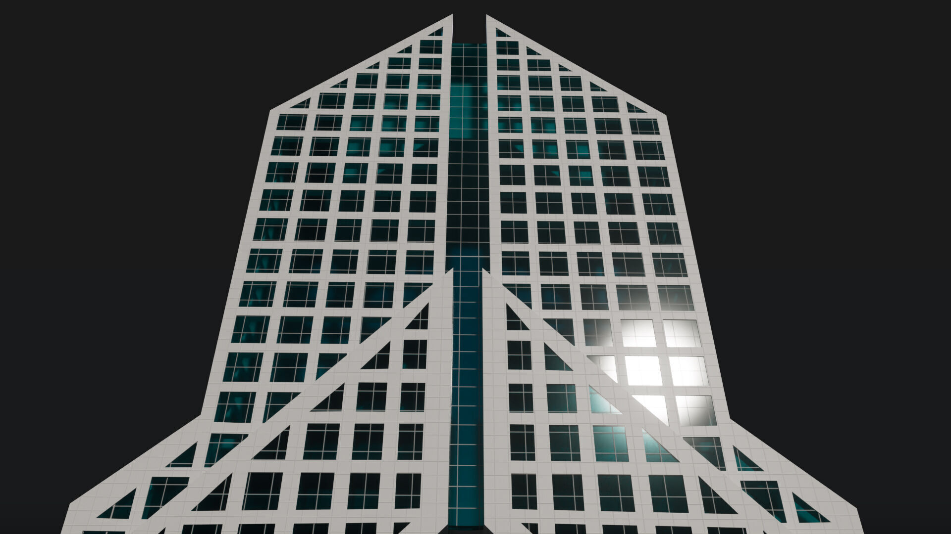 Dusit Thani Dubai Hotel 3D model_2