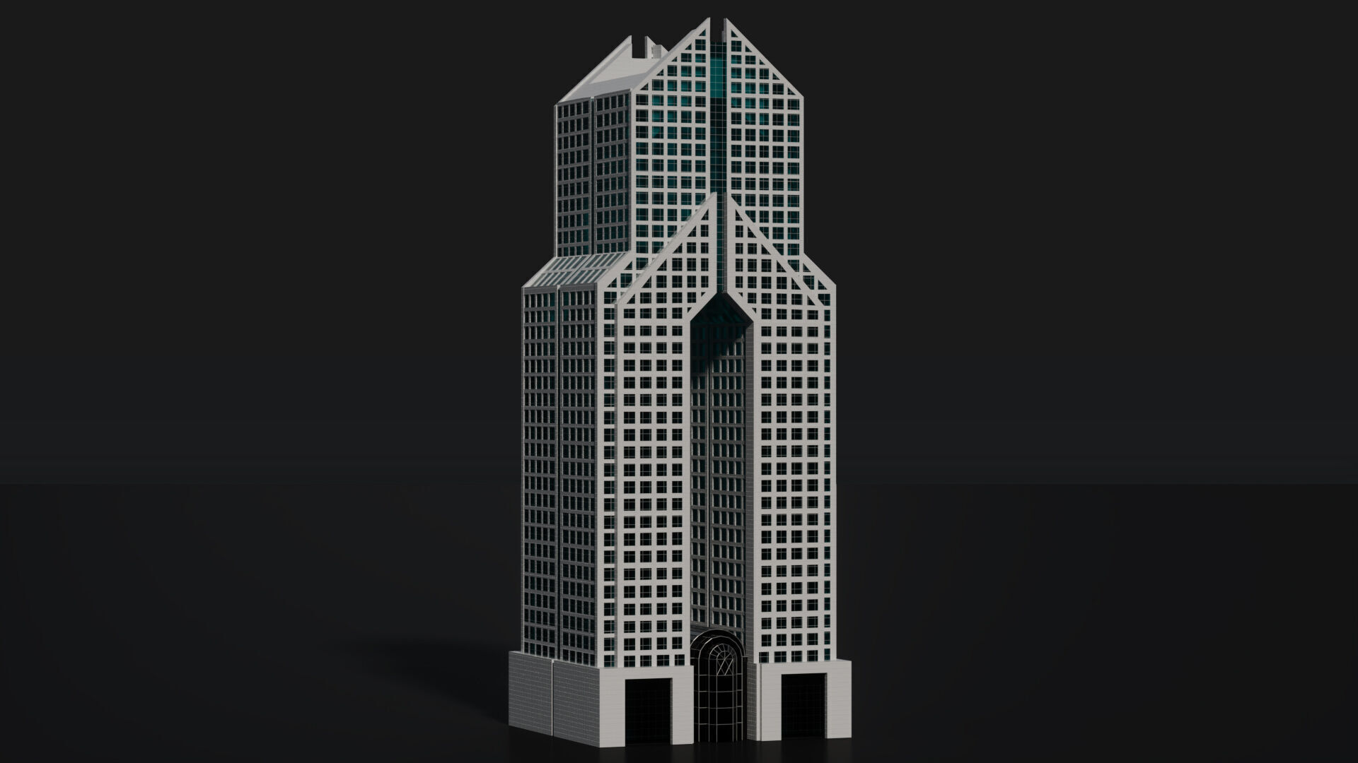 Dusit Thani Dubai Hotel 3D model_8