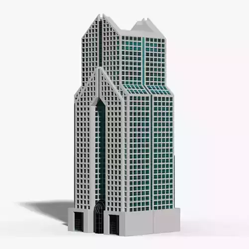 Dusit Thani Dubai Hotel 3D model