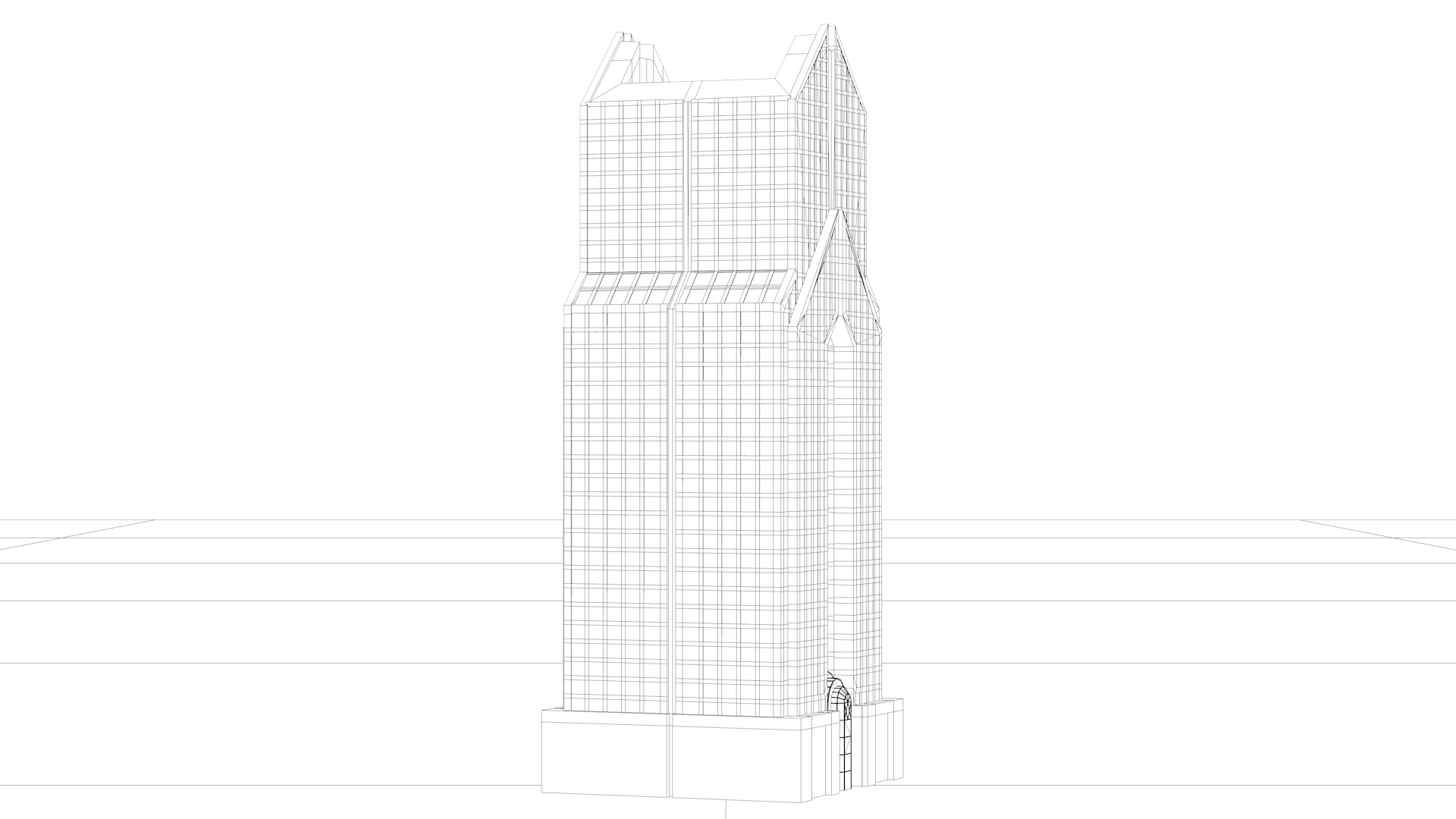 Dusit Thani Dubai Hotel 3D model_16