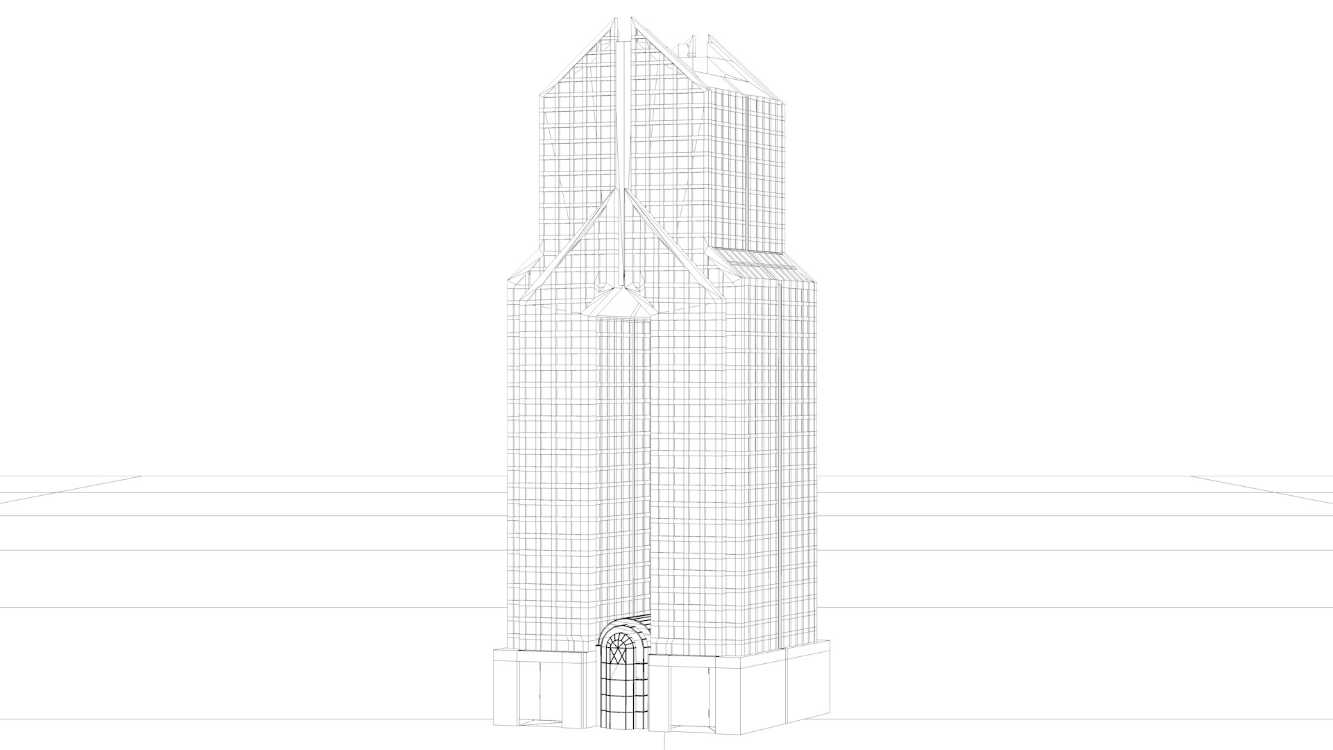 Dusit Thani Dubai Hotel 3D model_18