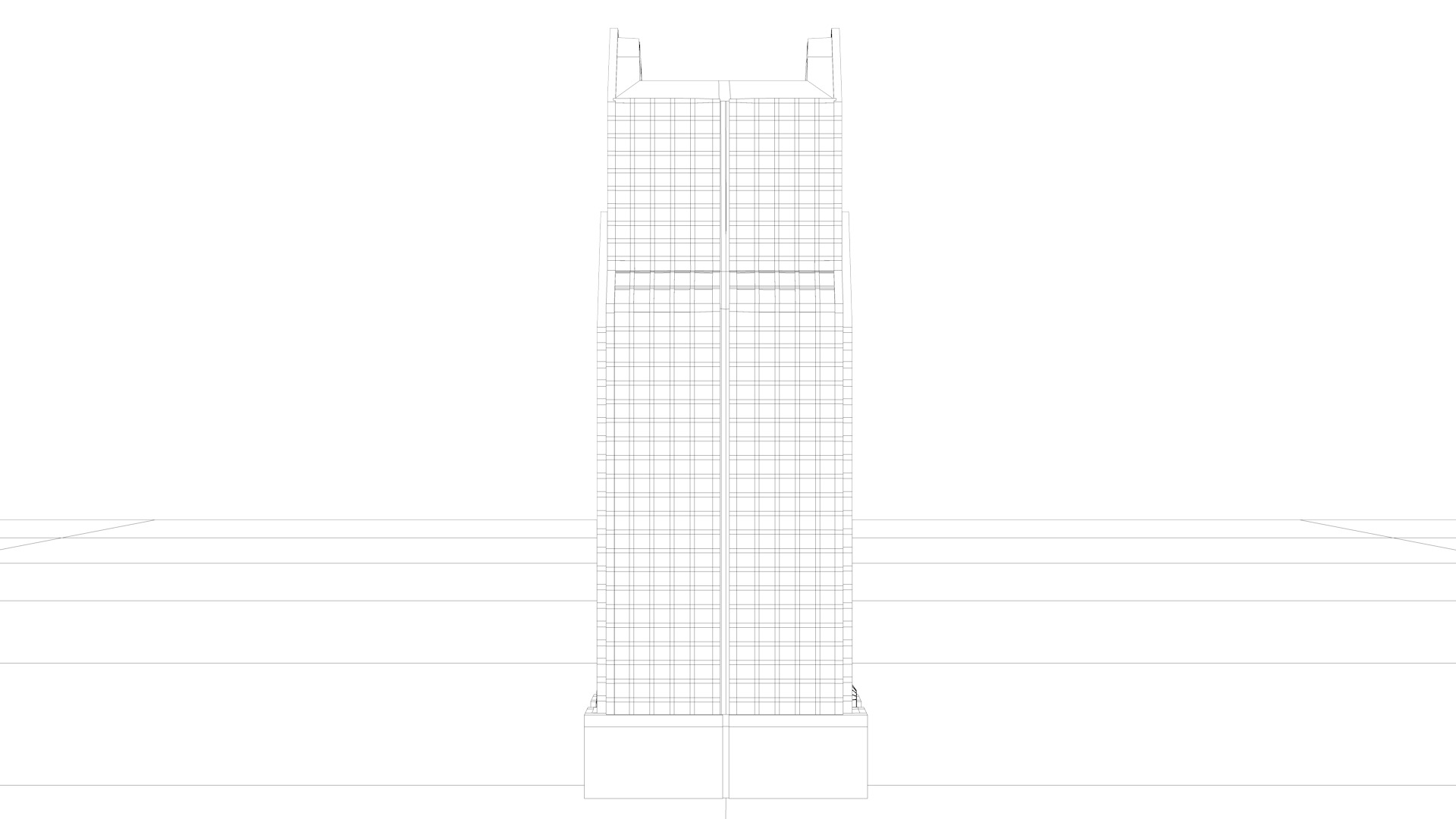 Dusit Thani Dubai Hotel 3D model_17
