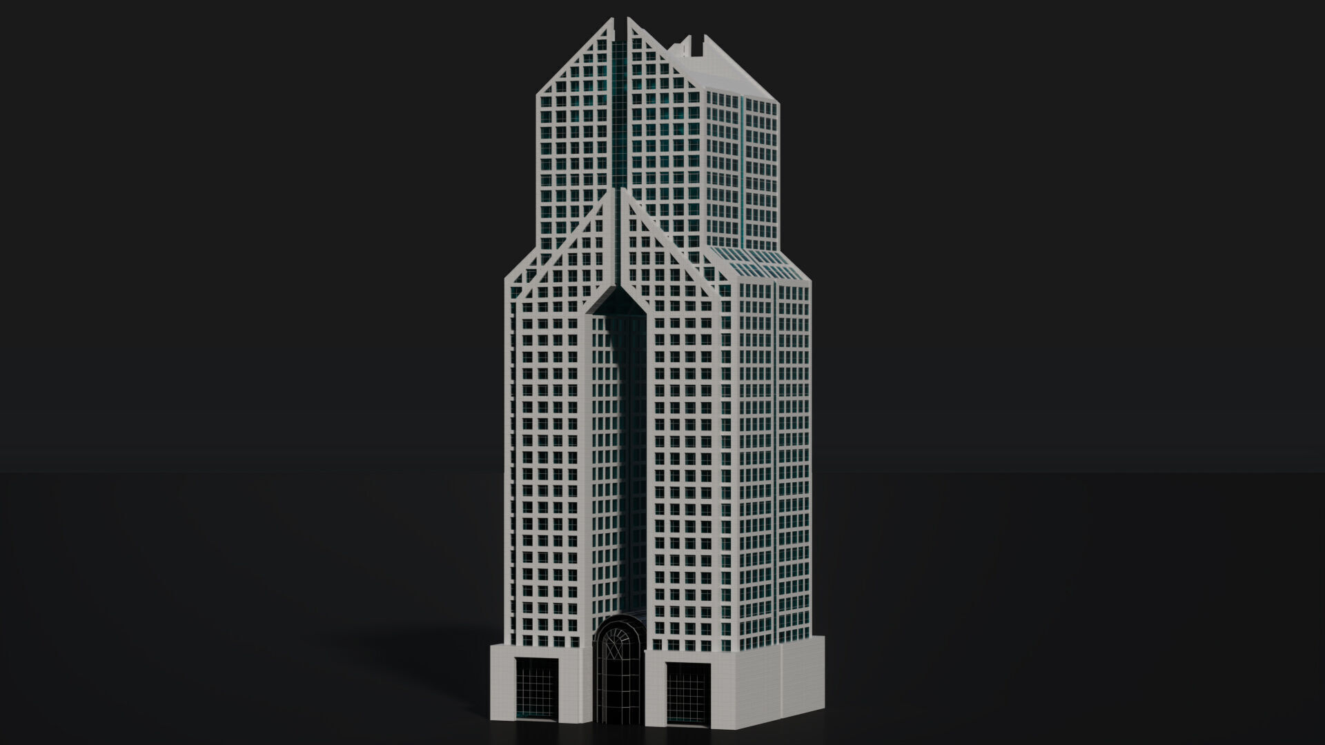 Dusit Thani Dubai Hotel 3D model_12