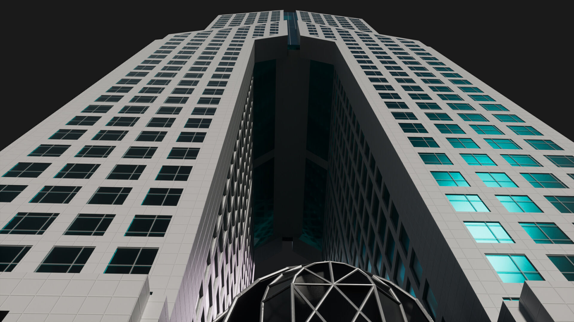 Dusit Thani Dubai Hotel 3D model_7