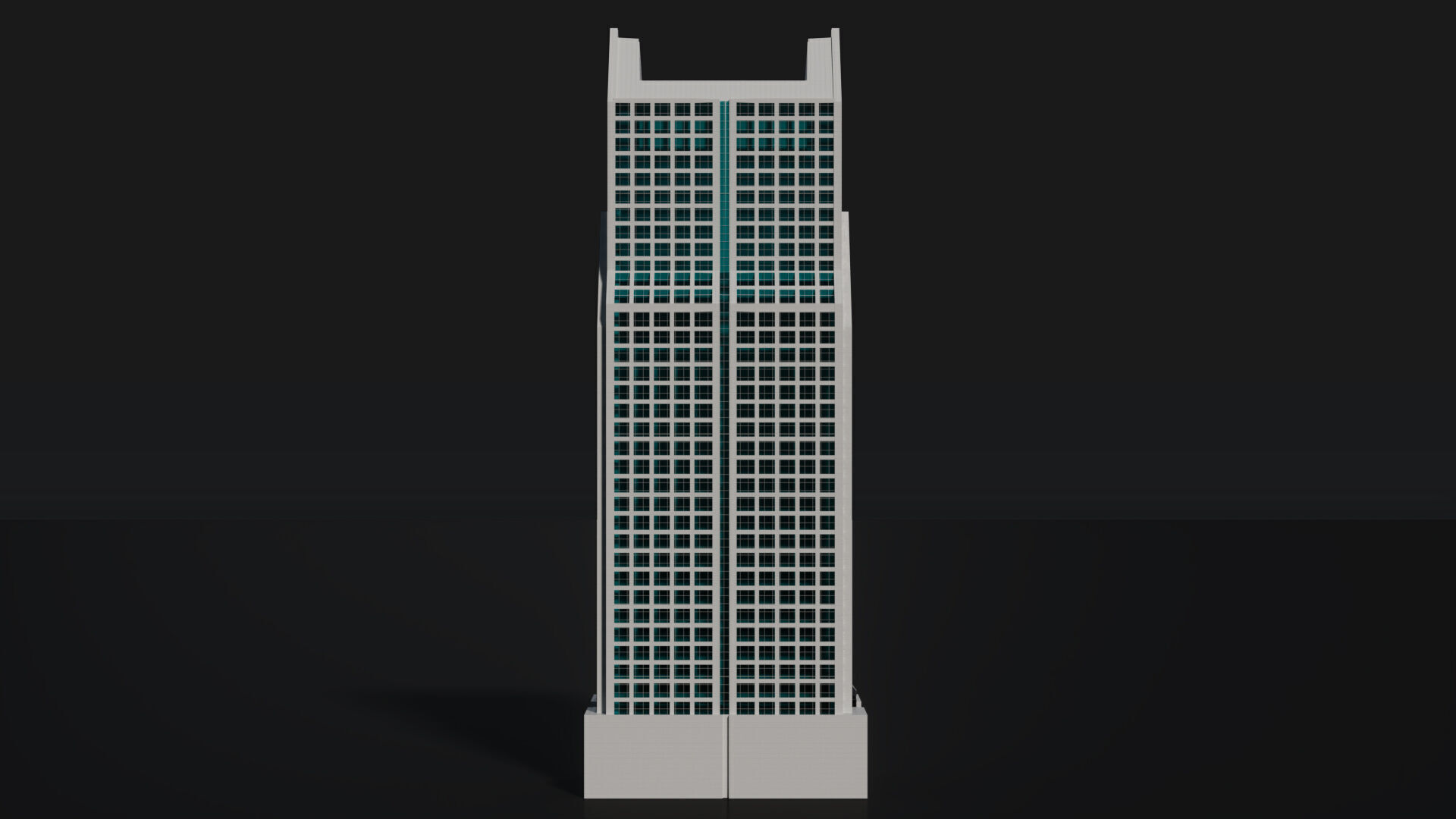 Dusit Thani Dubai Hotel 3D model_10