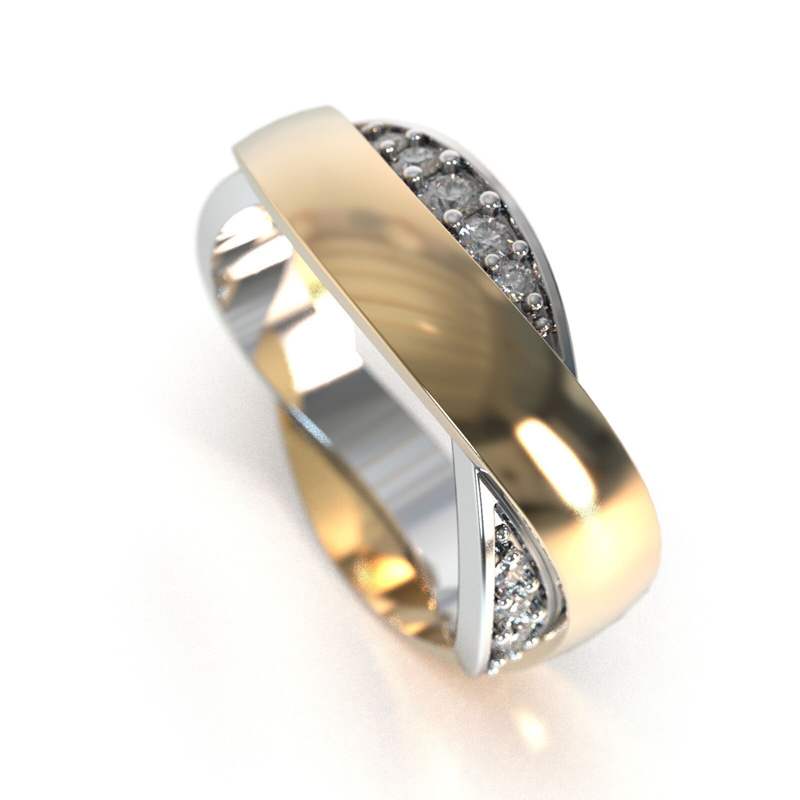 ring obr 635 3D print model_1