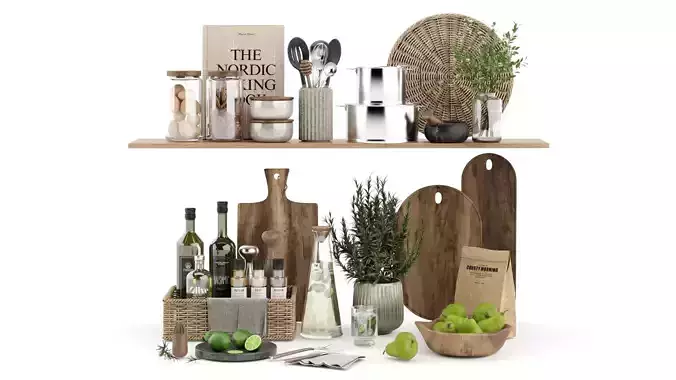 Kitchen Accessories 3D model
