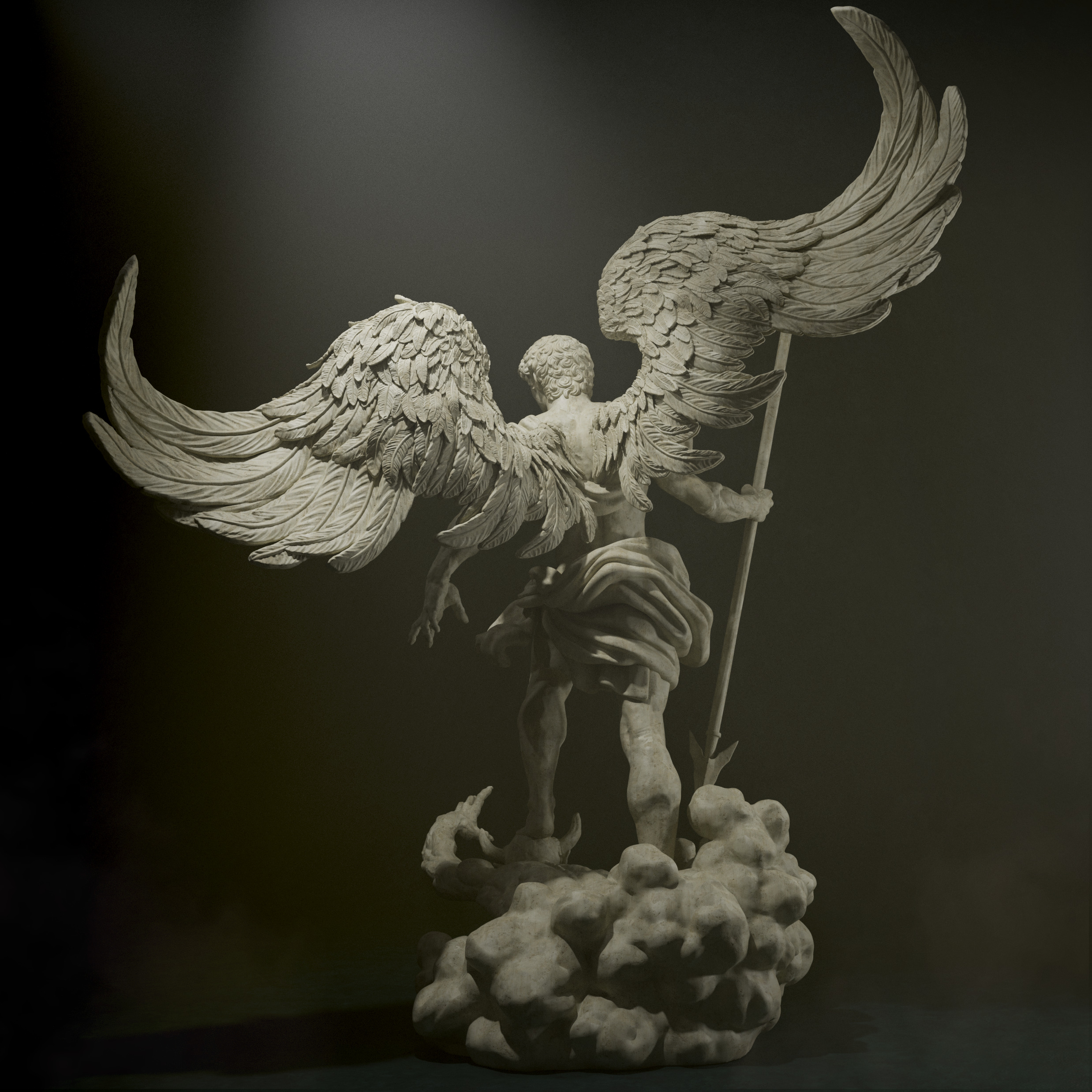 Archangel Michael 3D Print 3D print model_5