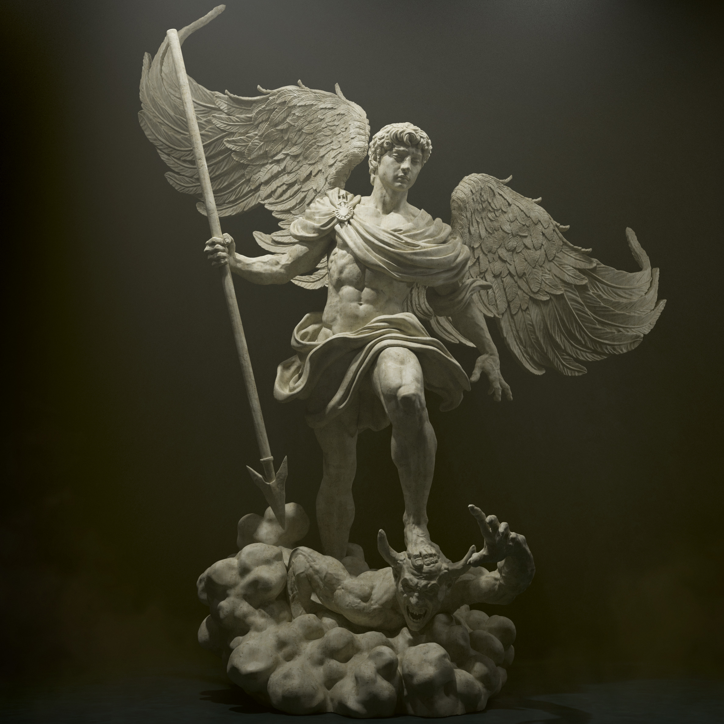 Archangel Michael 3D Print 3D print model_2