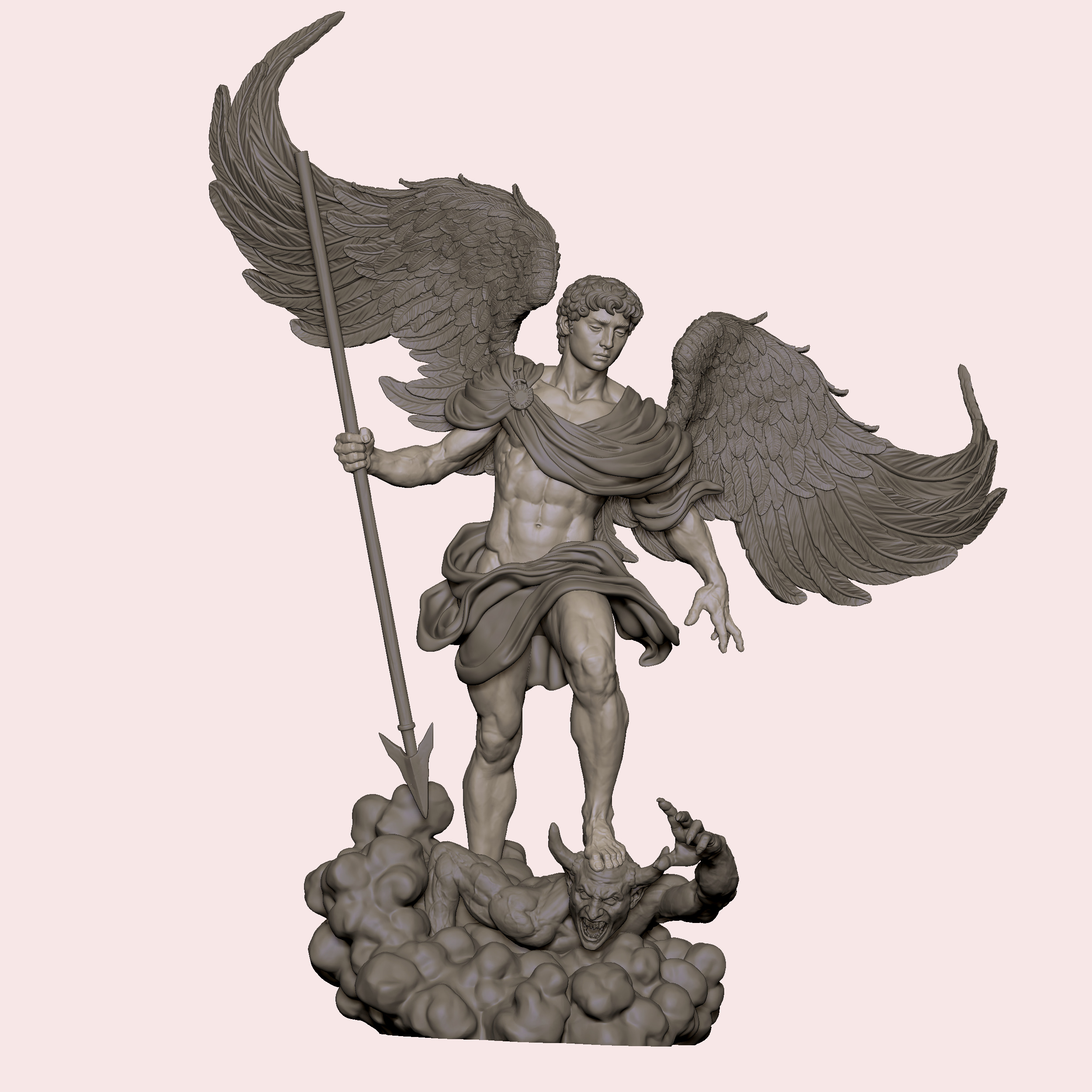 Archangel Michael 3D Print 3D print model_6