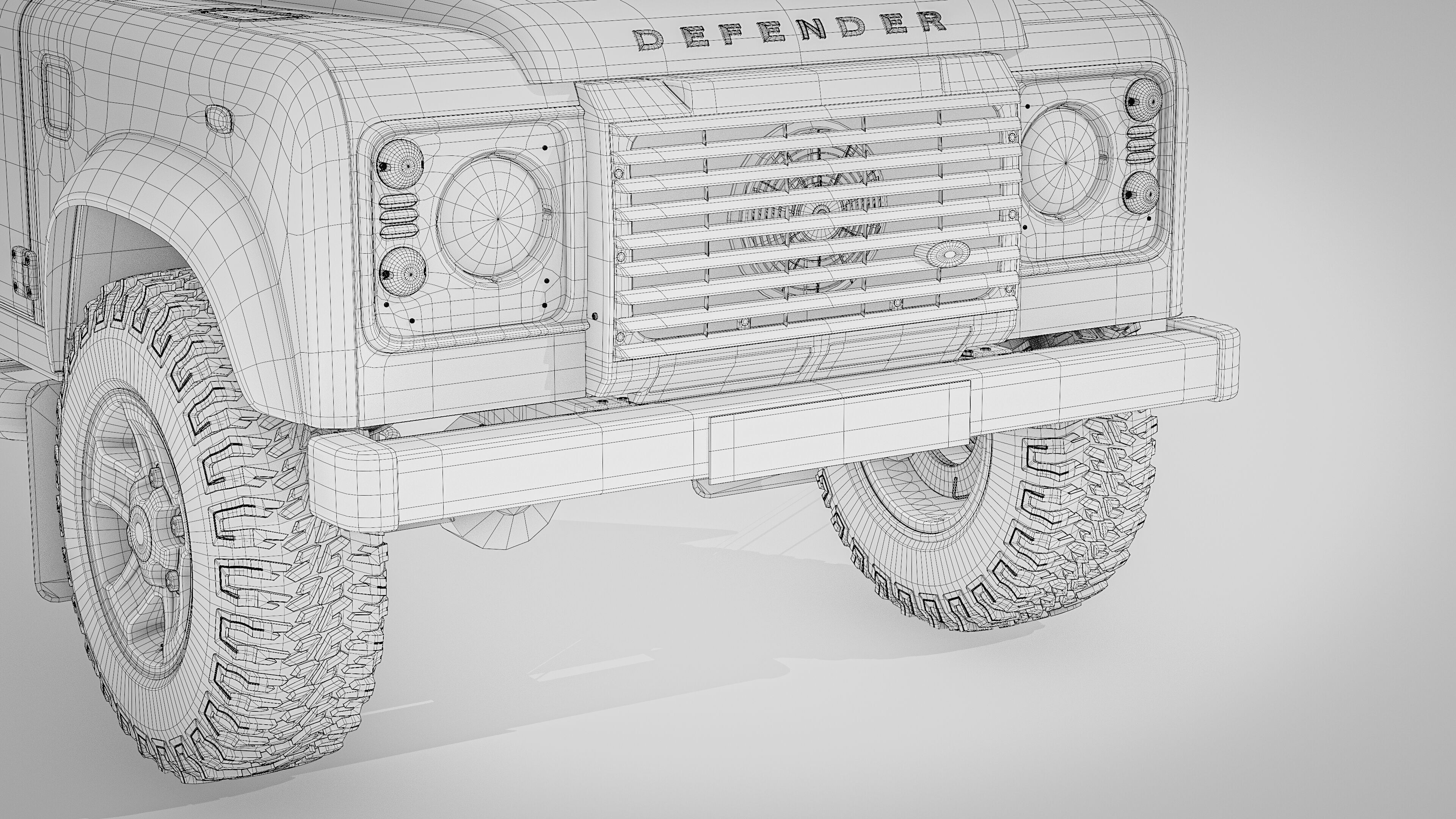 Land Rover Defender 90 Hardtop 2014 3D model_29
