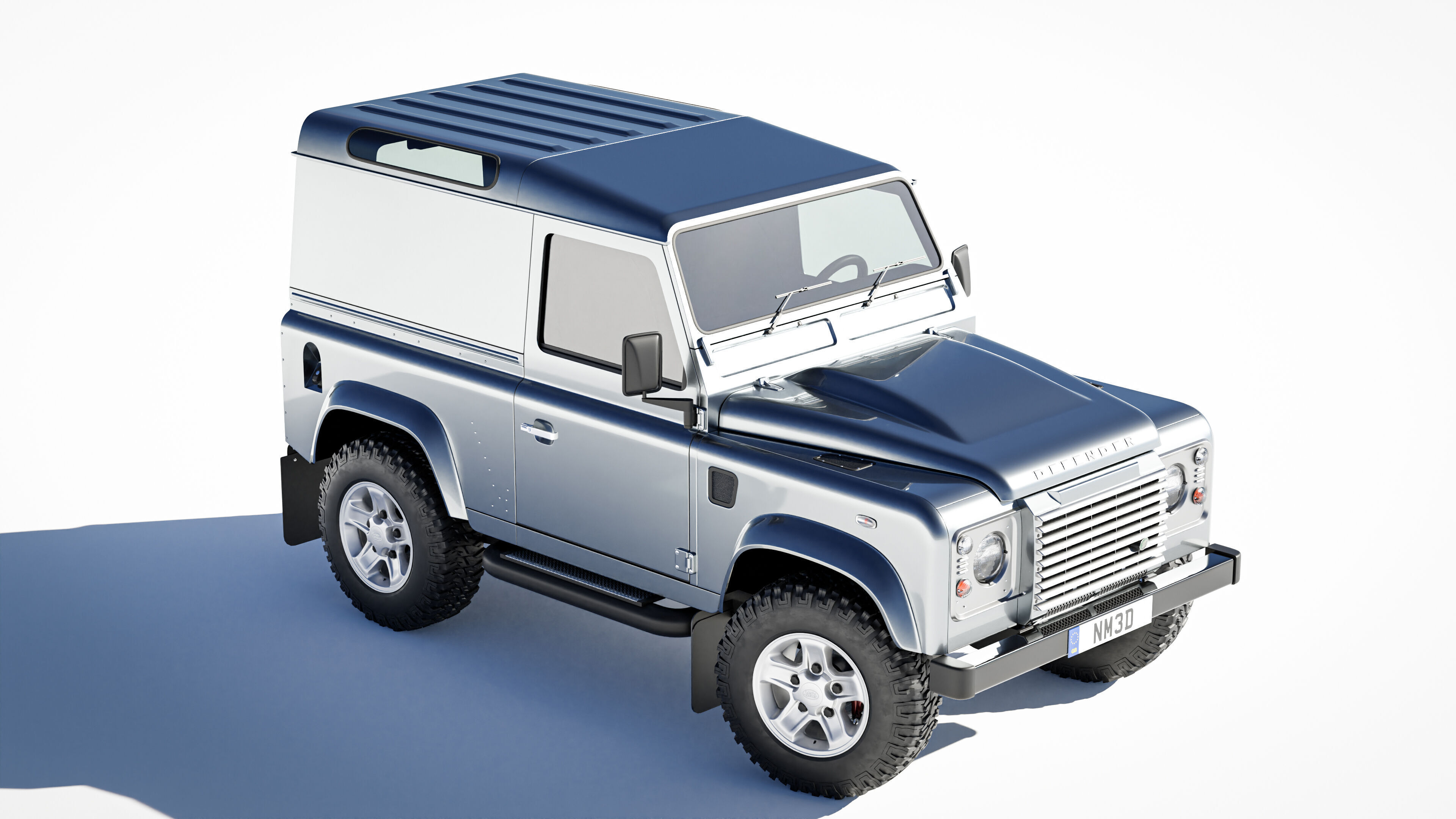 Land Rover Defender 90 Hardtop 2014 3D model_9