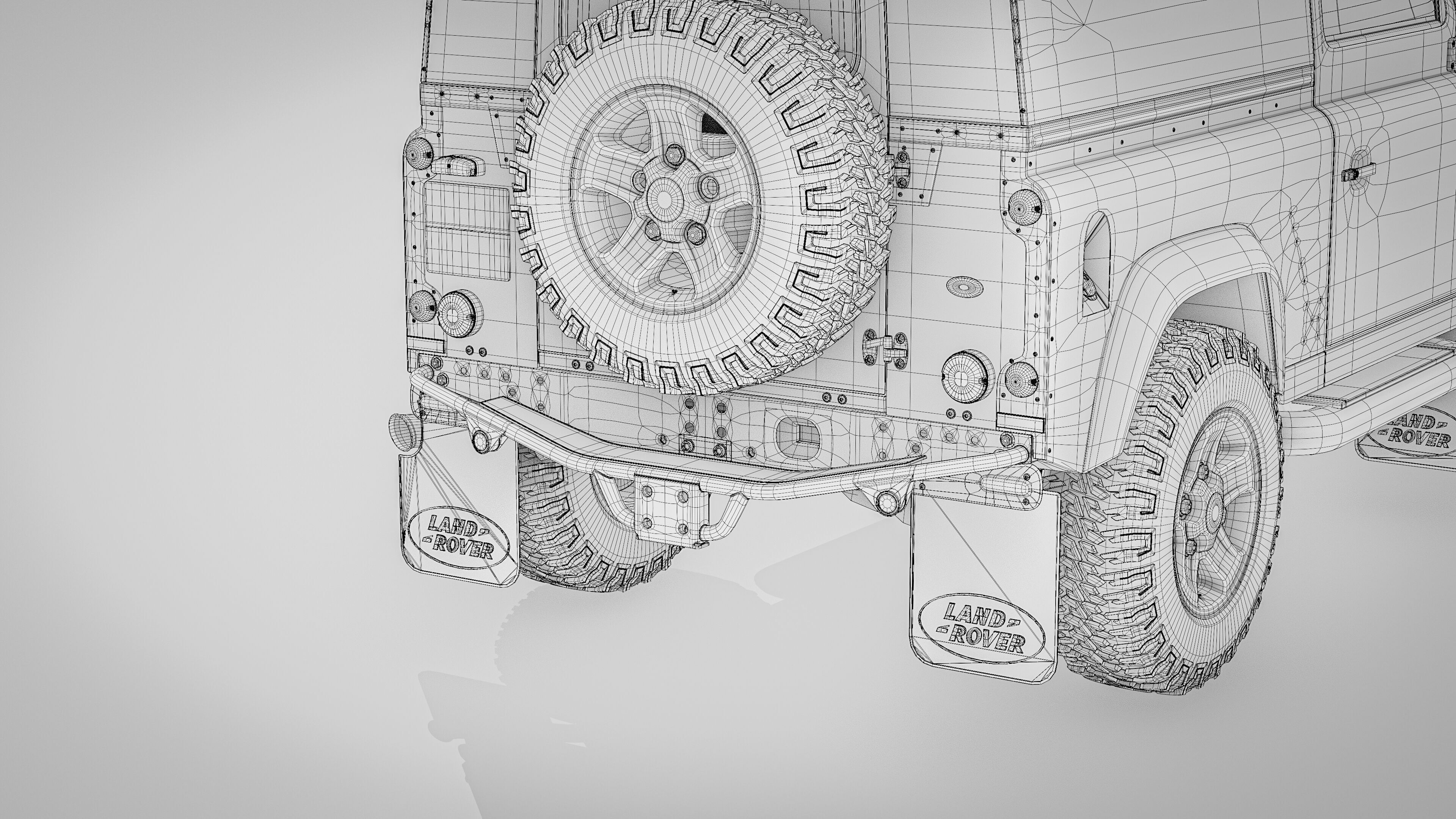 Land Rover Defender 90 Hardtop 2014 3D model_30
