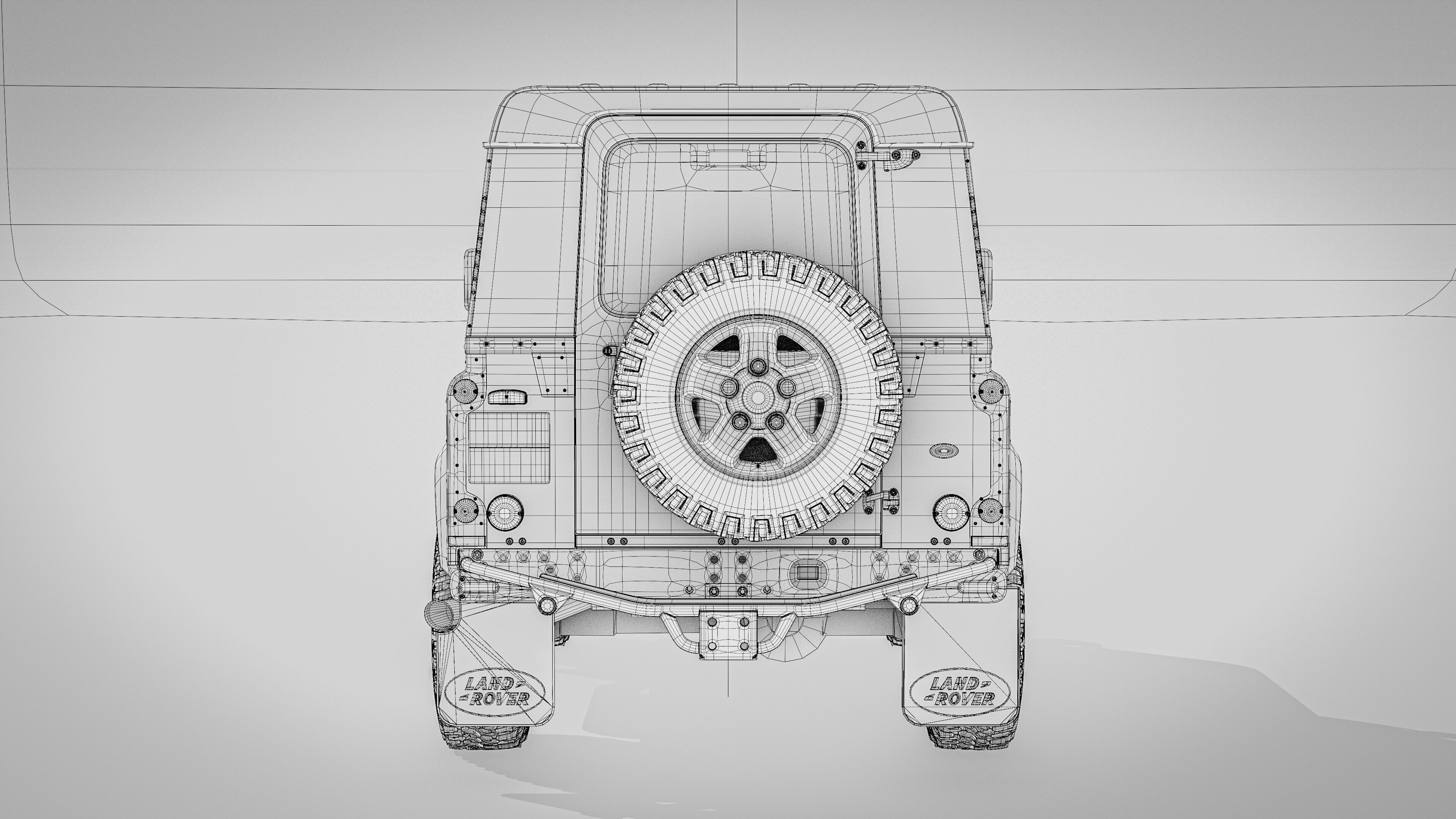 Land Rover Defender 90 Hardtop 2014 3D model_32