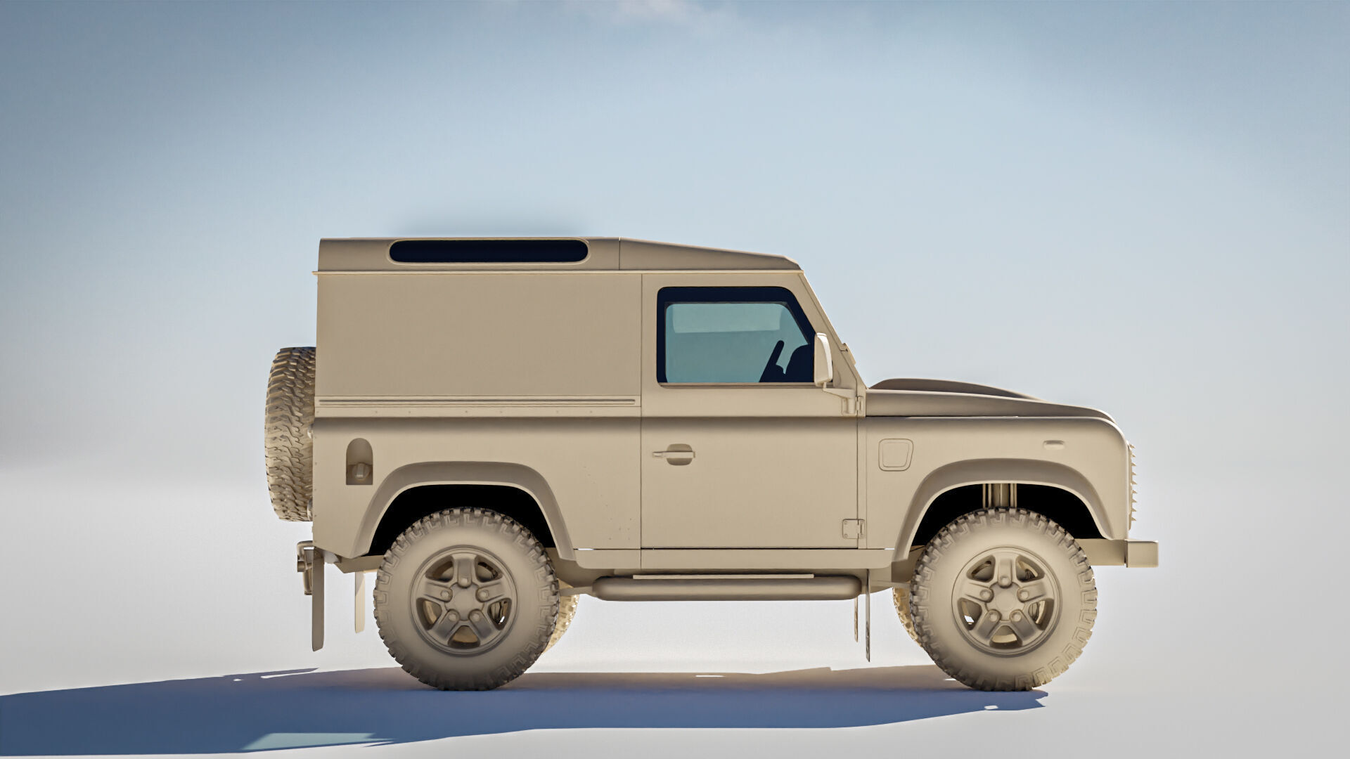 Land Rover Defender 90 Hardtop 2014 3D model_16