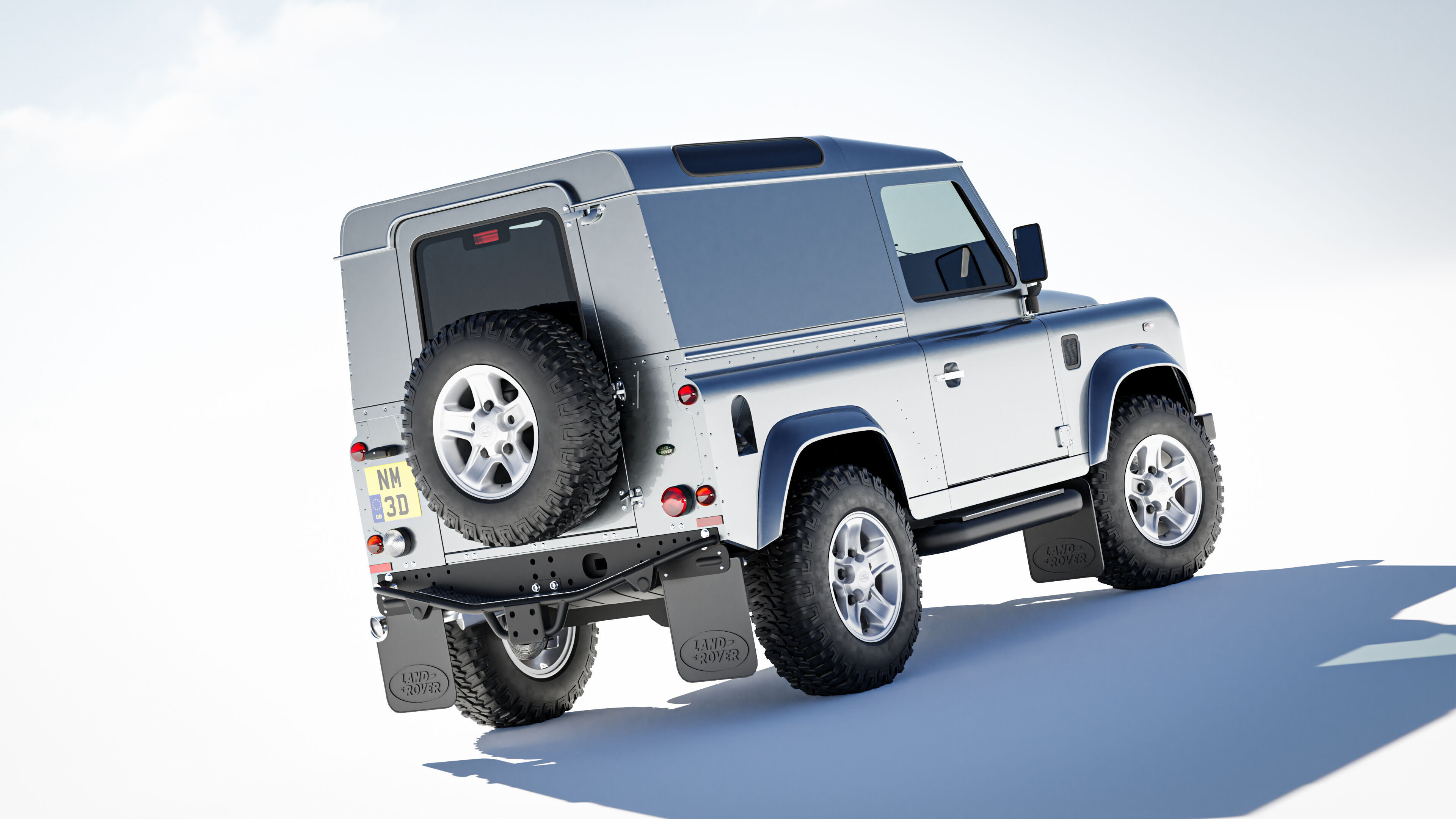 Land Rover Defender 90 Hardtop 2014 3D model_3