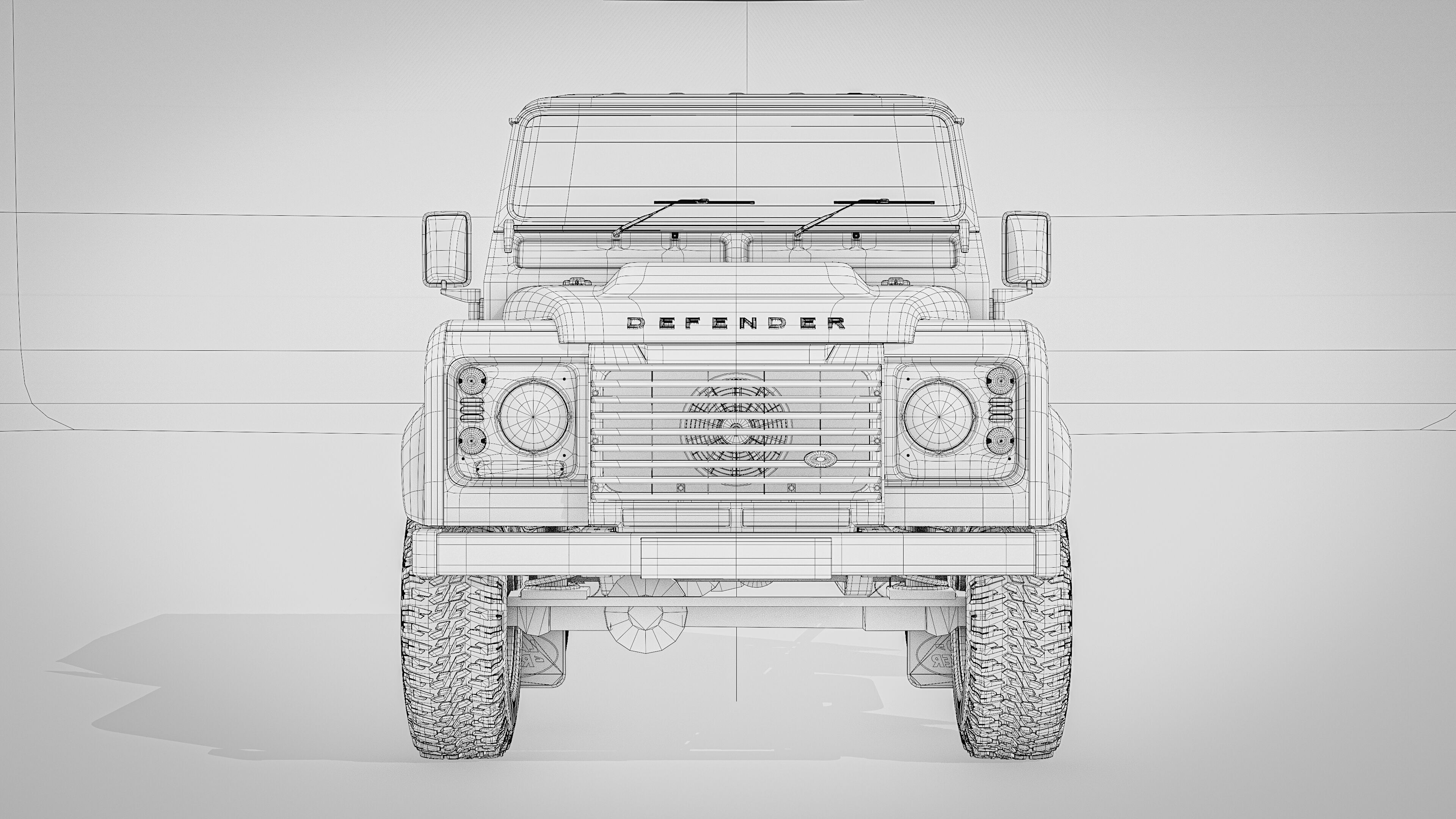 Land Rover Defender 90 Hardtop 2014 3D model_31