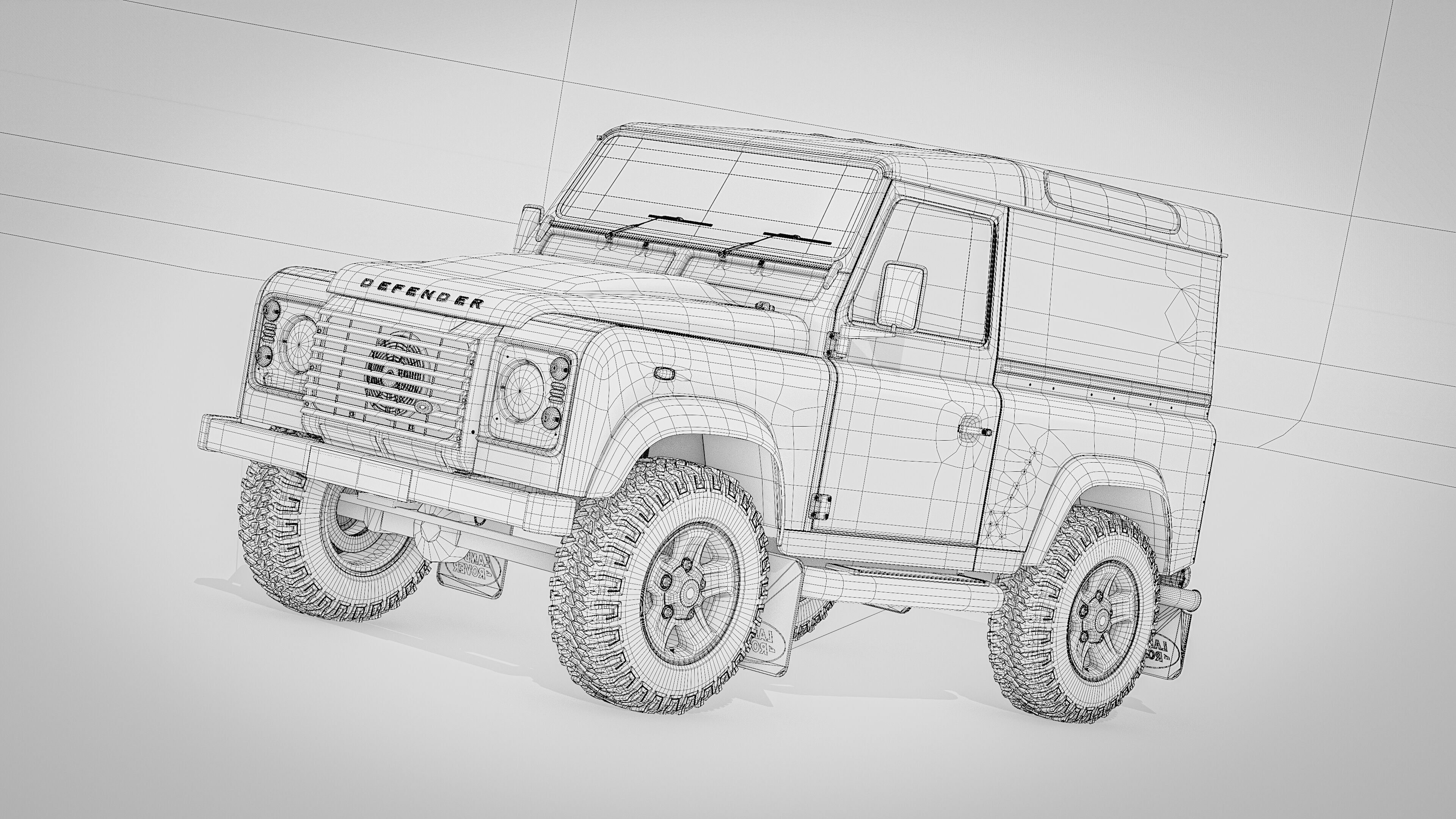 Land Rover Defender 90 Hardtop 2014 3D model_26