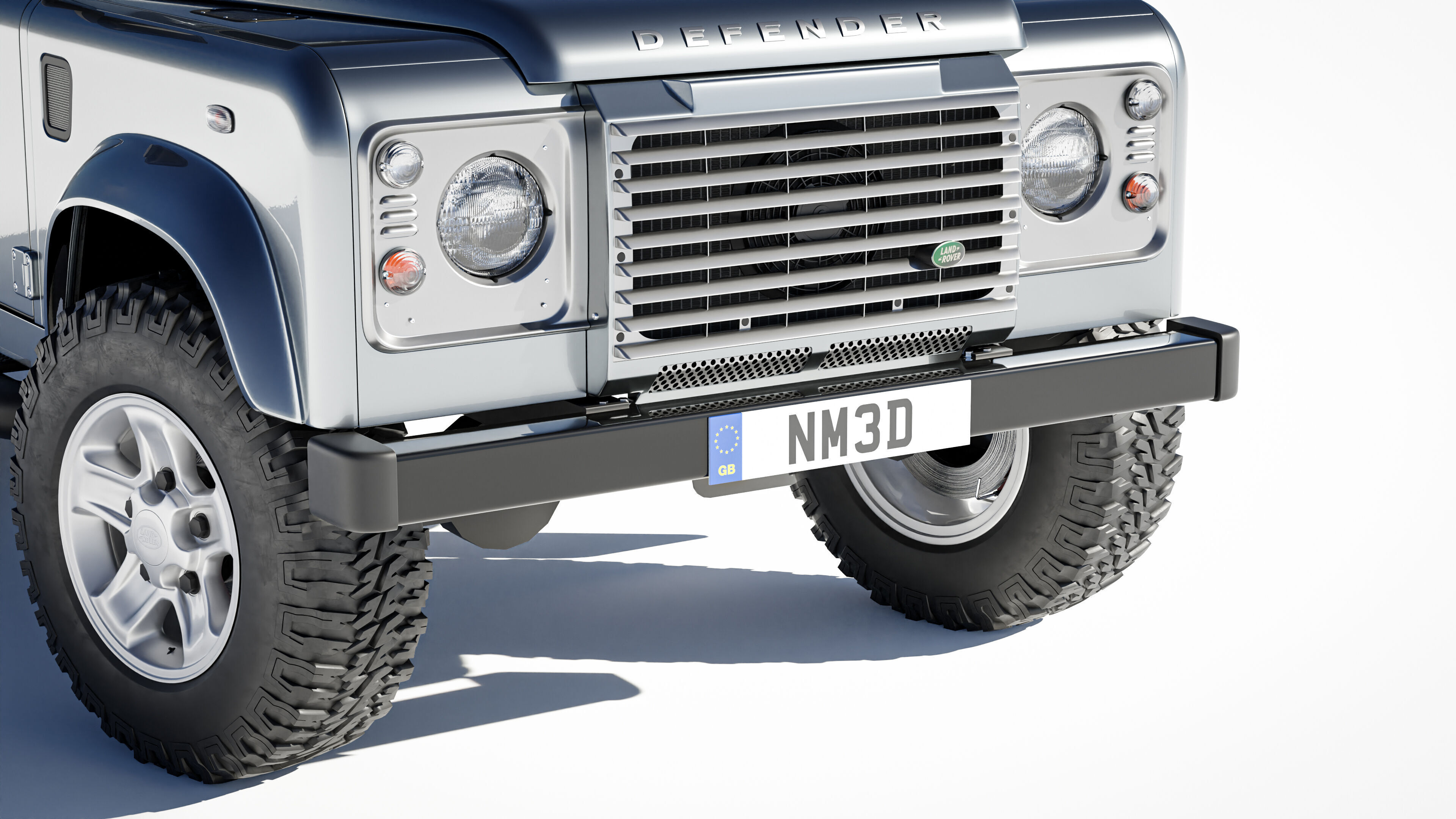 Land Rover Defender 90 Hardtop 2014 3D model_5