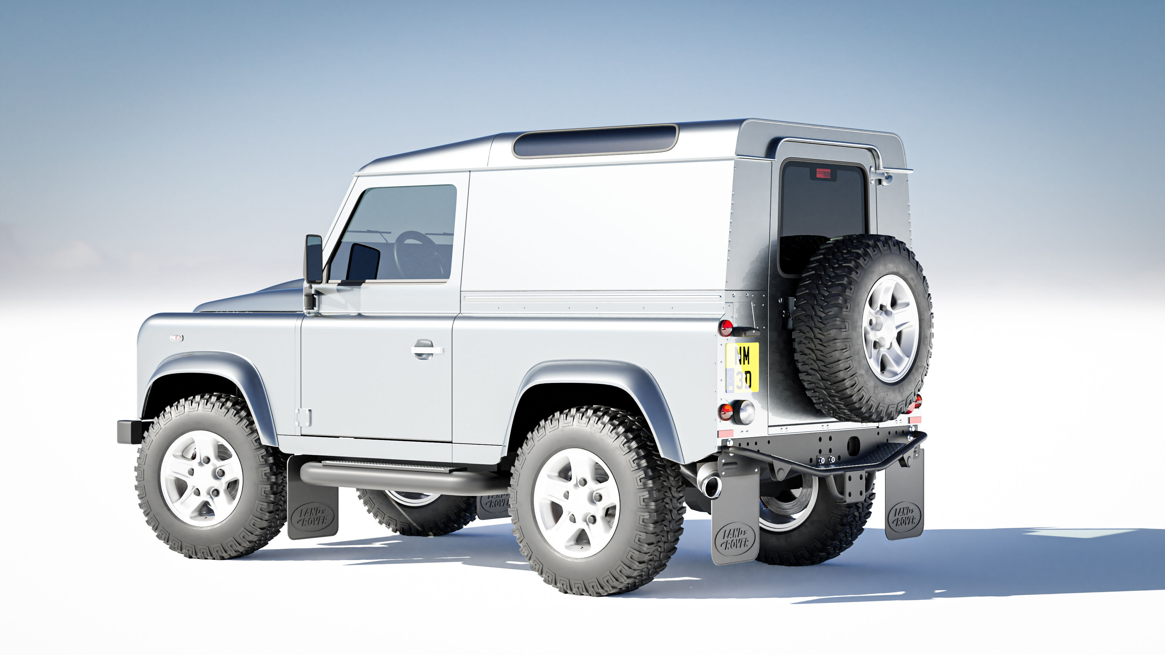 Land Rover Defender 90 Hardtop 2014 3D model_12