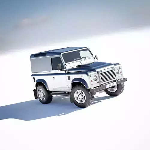 Land Rover Defender 90 Hardtop 2014 3D model