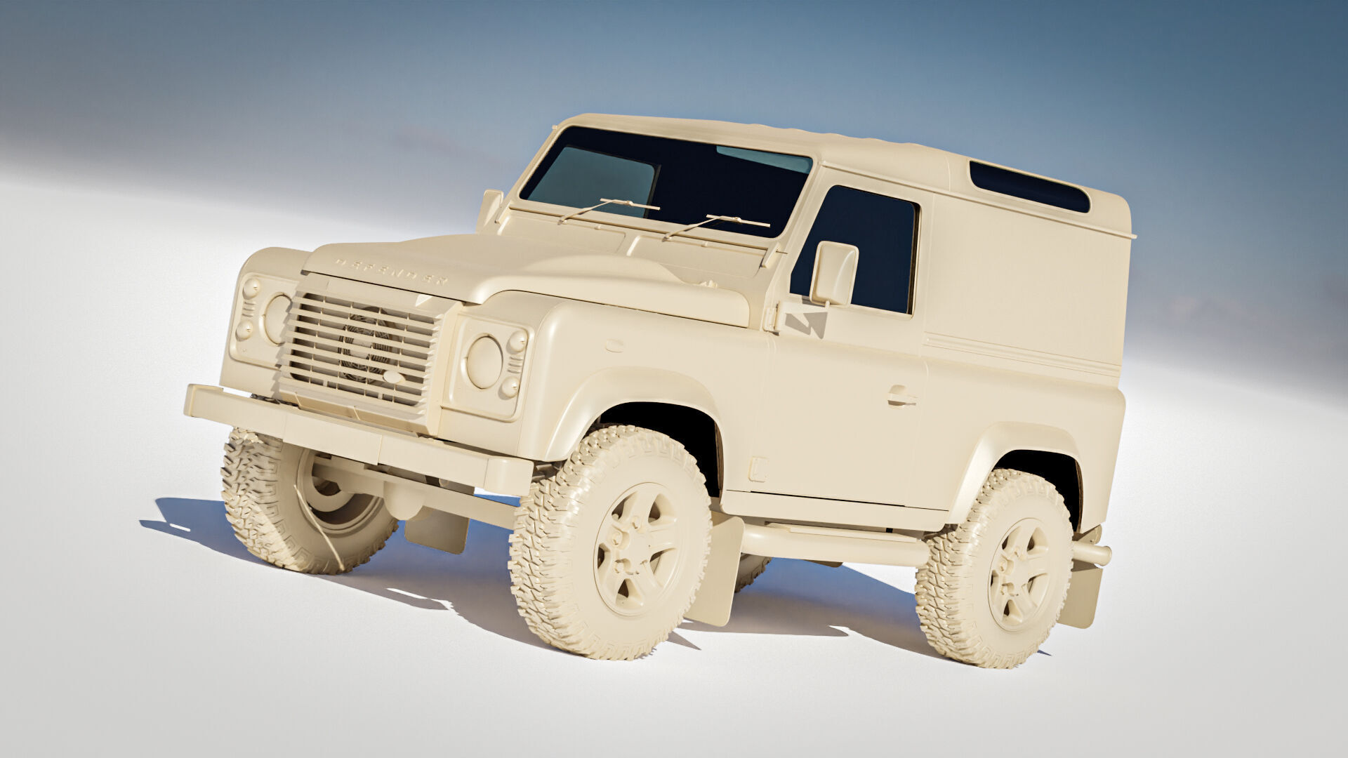 Land Rover Defender 90 Hardtop 2014 3D model_14