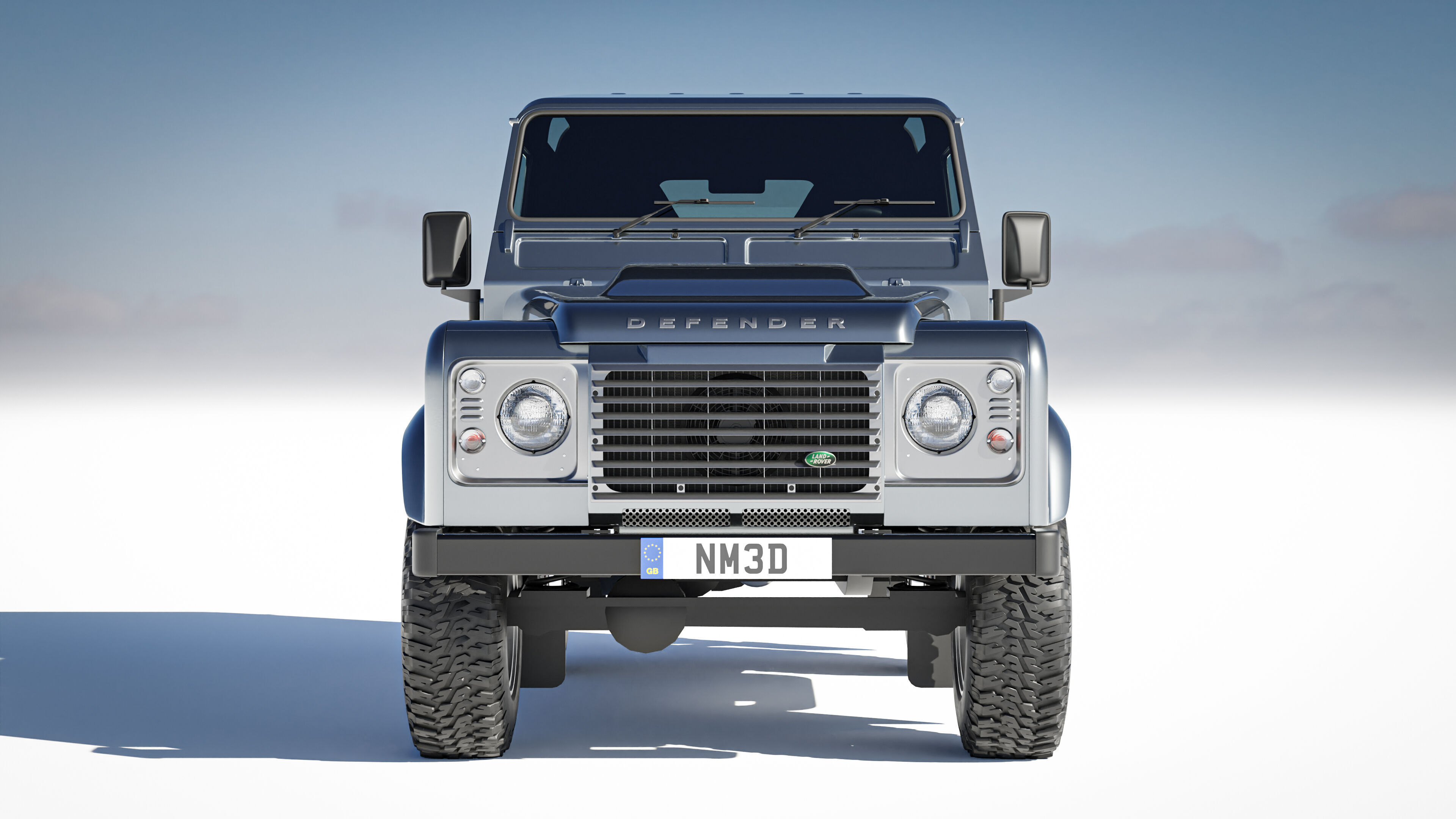 Land Rover Defender 90 Hardtop 2014 3D model_7