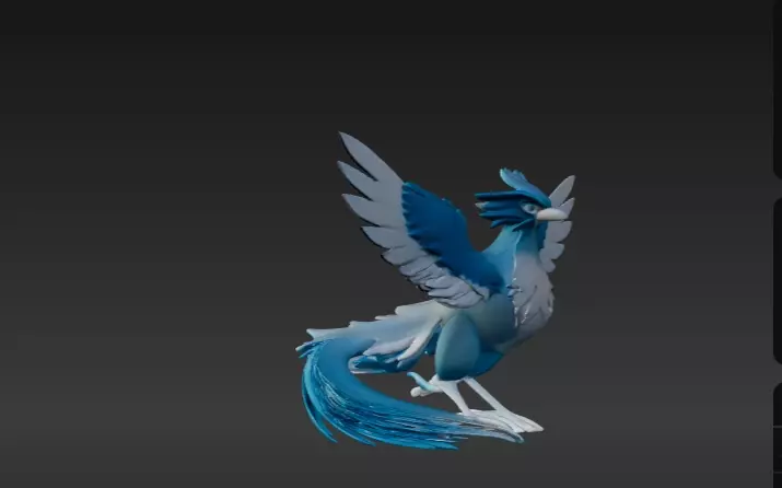 Bird 6 by Tripo Free 3D model_0