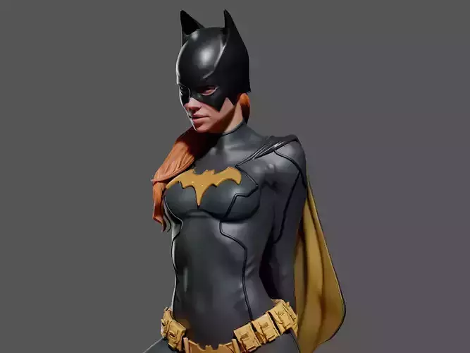 BatGirl 3D Print 3D print model