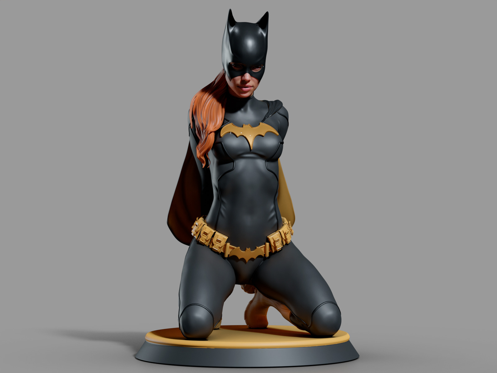BatGirl 3D Print 3D print model_2