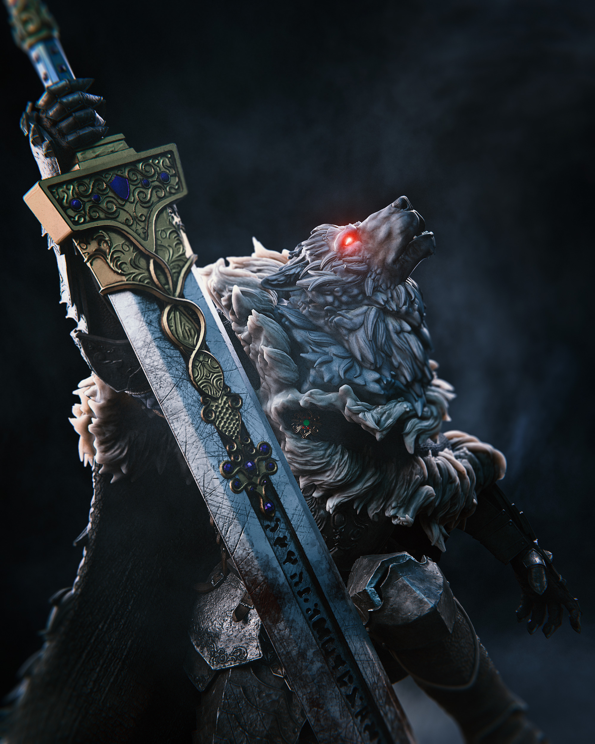 Blaidd 3D Print 3D print model_5