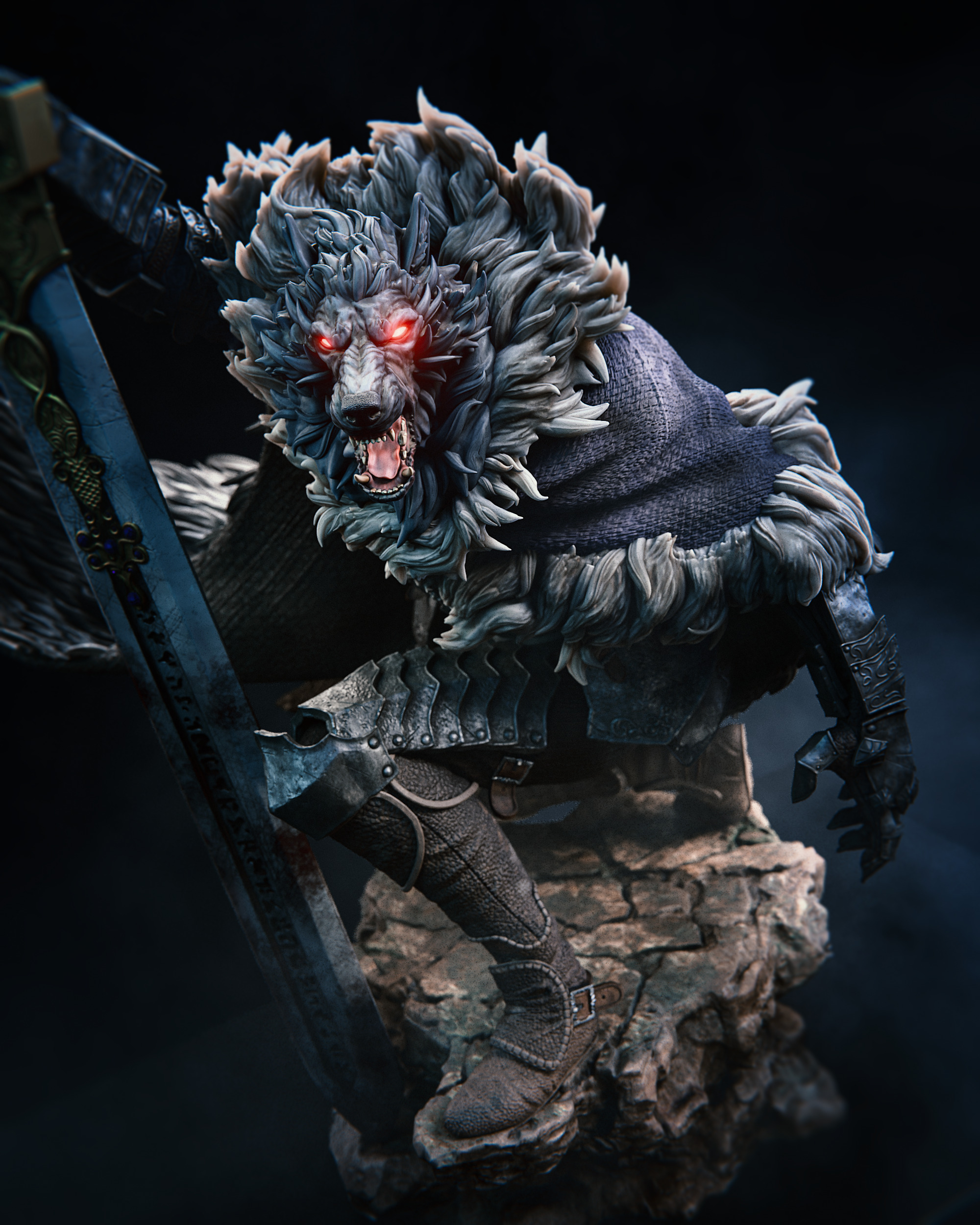 Blaidd 3D Print 3D print model_4