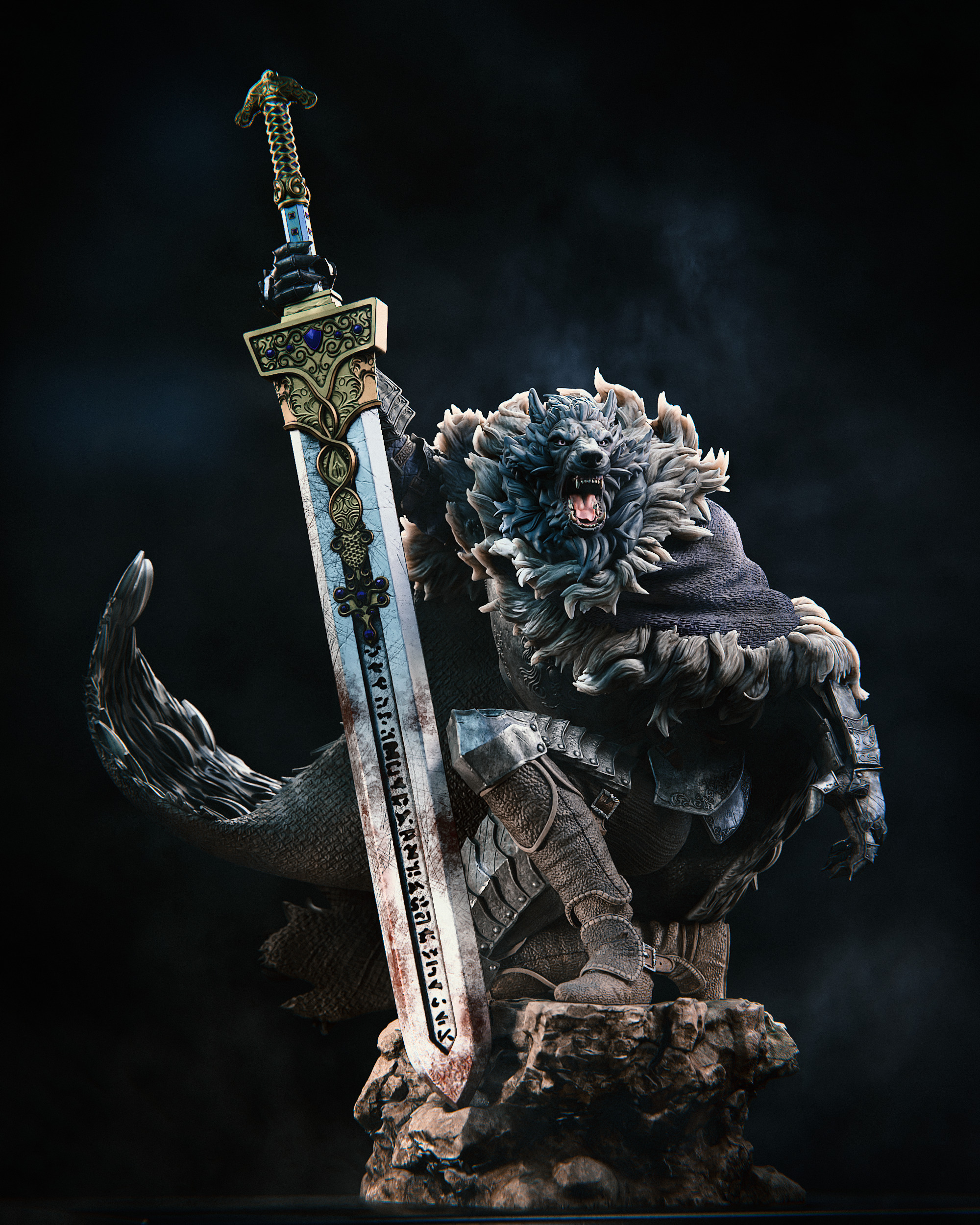 Blaidd 3D Print 3D print model_2