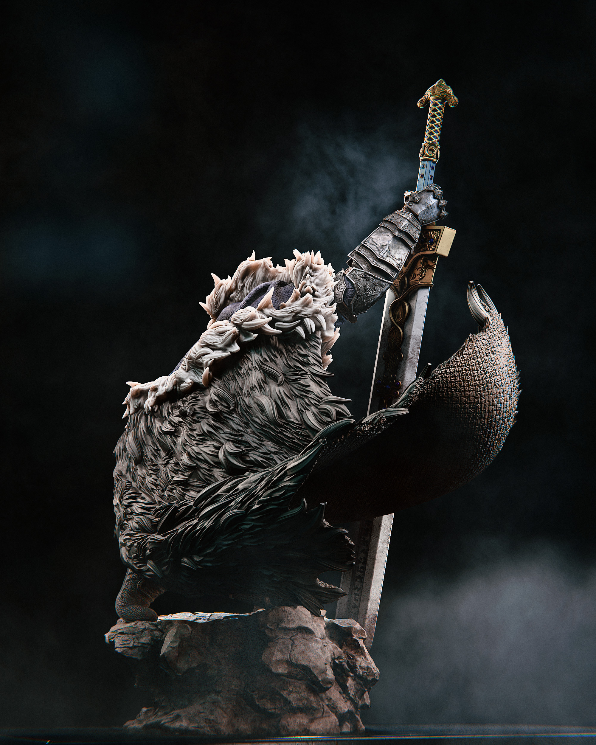 Blaidd 3D Print 3D print model_7