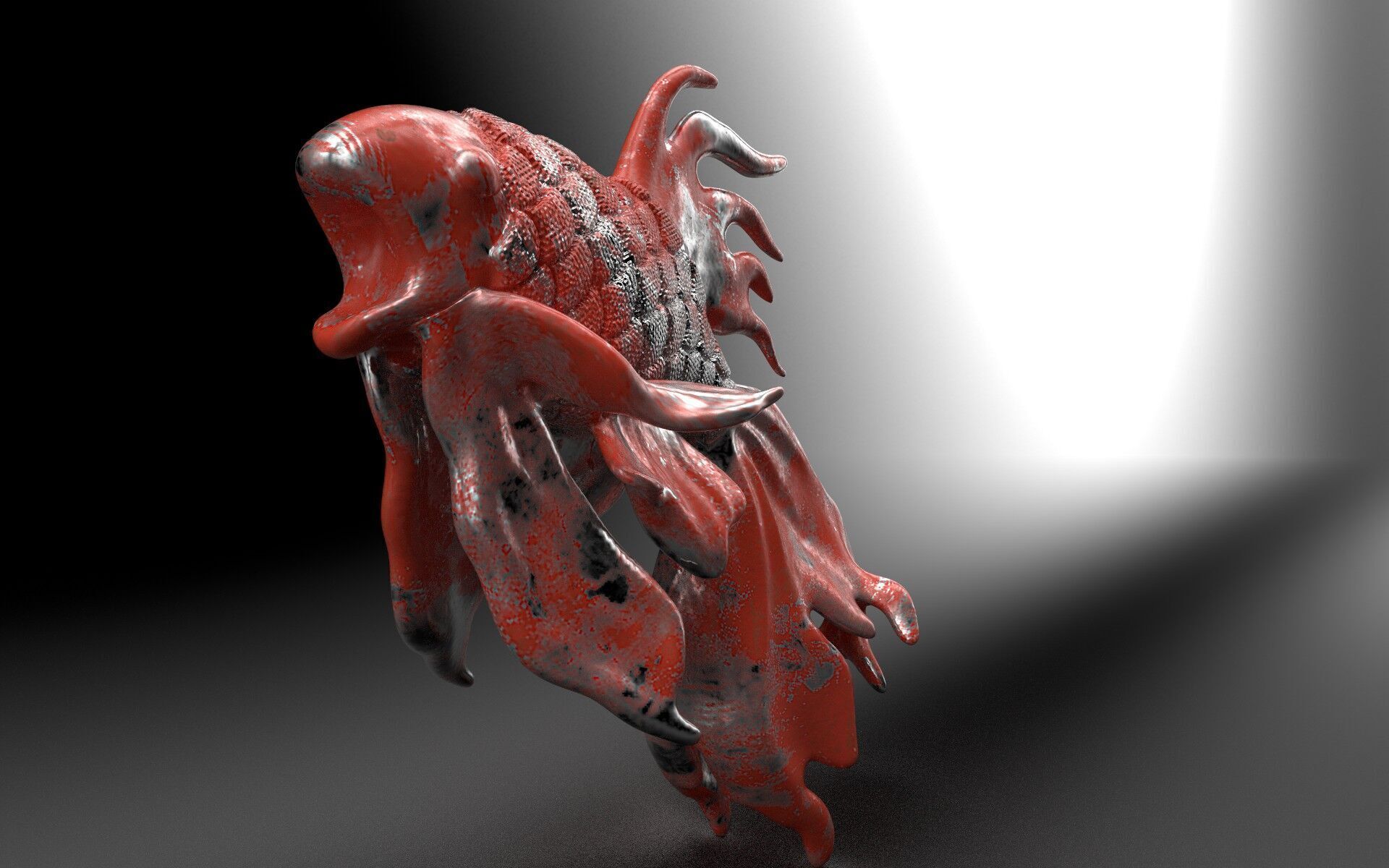 UV UNwrapped Textured Fish Model 3D print model_2