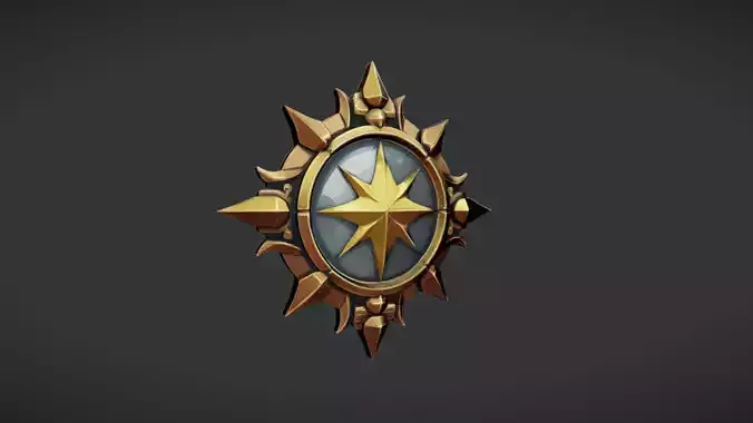 ornate star emblem