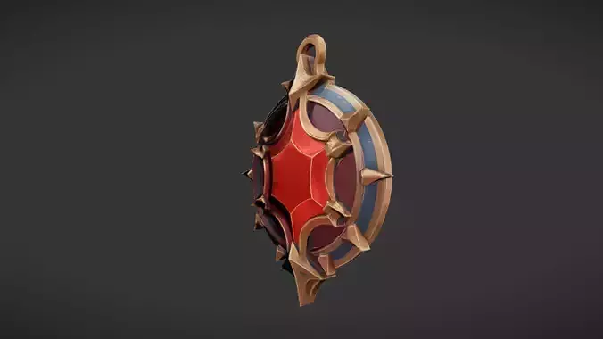 ornate medallion or emblem